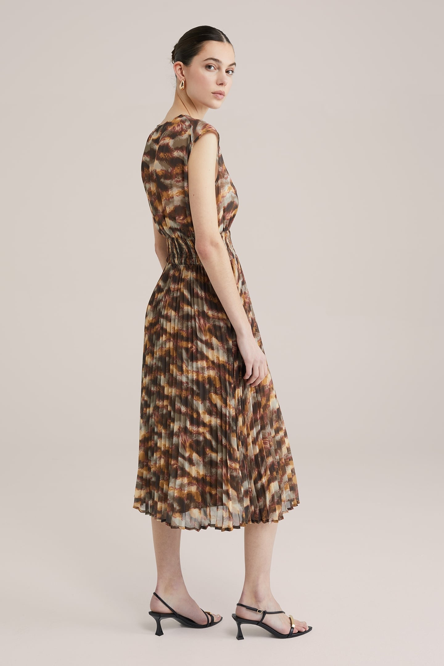 DRESS MID LENGTH MUSTARD YELLOW 8