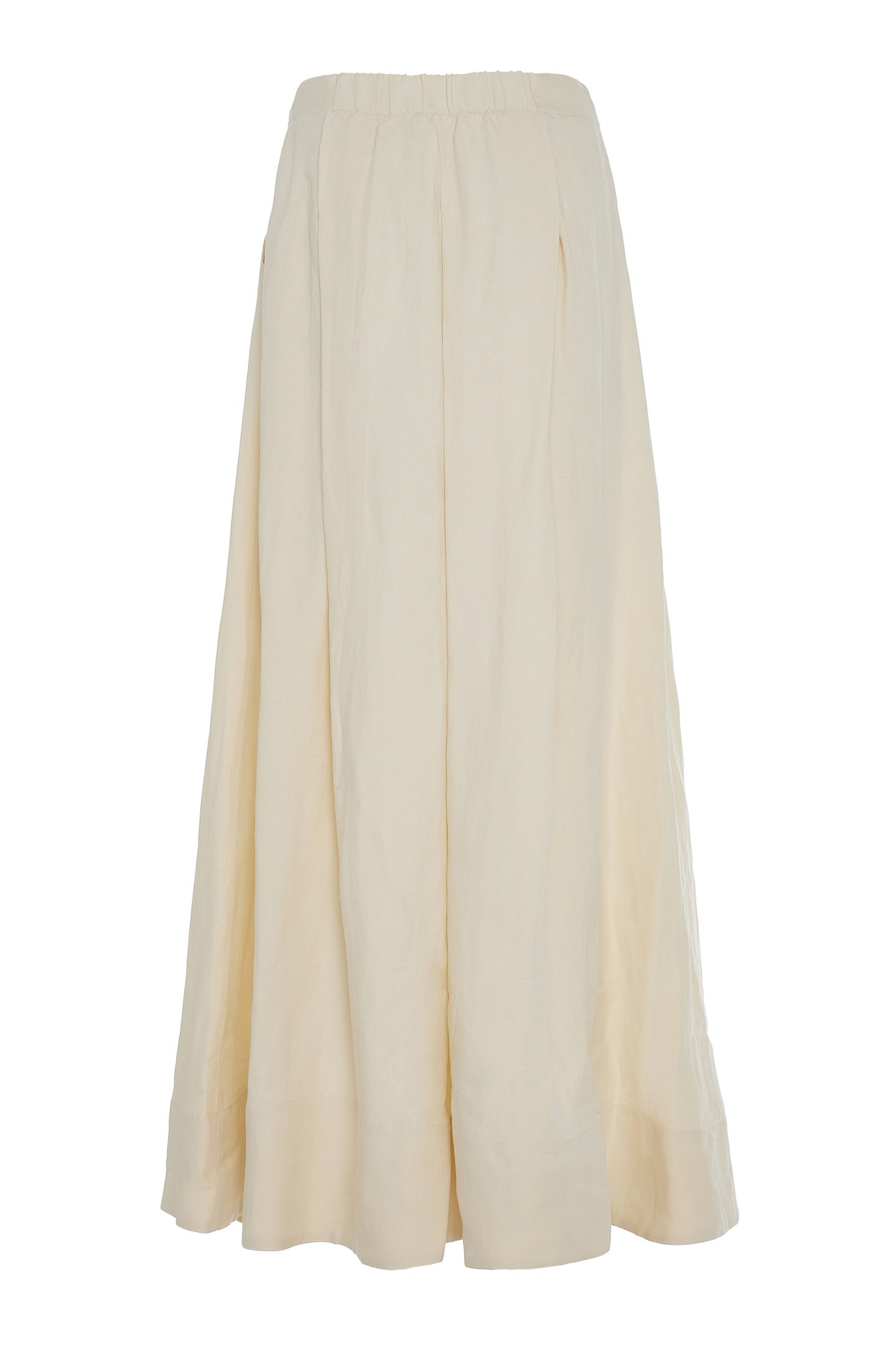 LOYALTY LONG SKIRT LINO ECRU 2