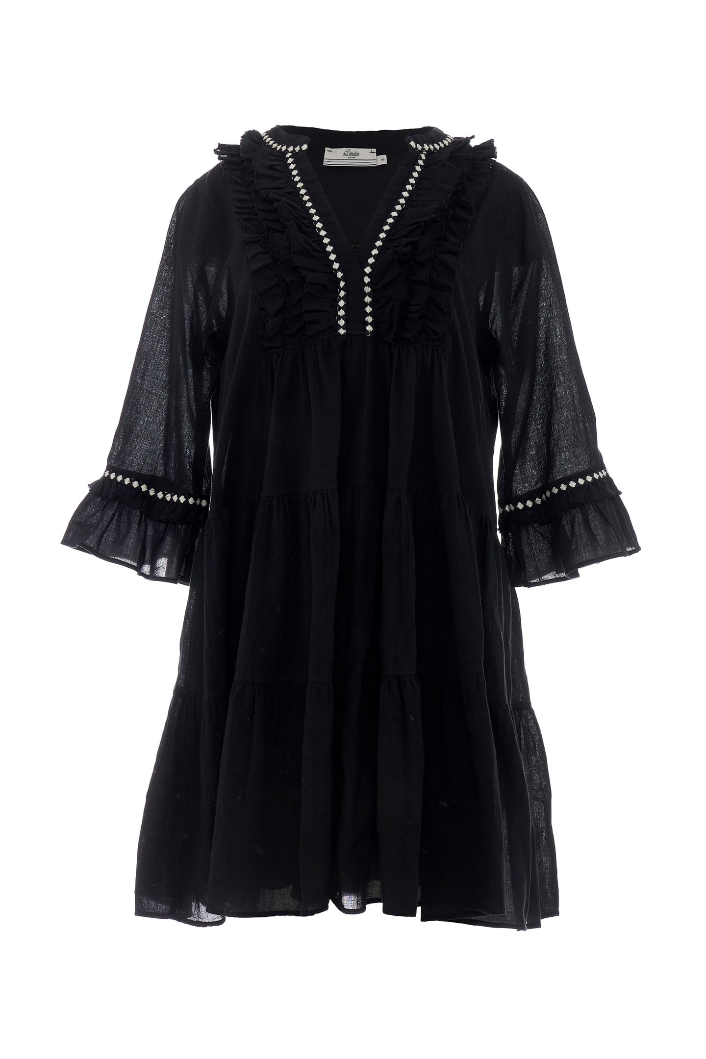 EFISTO SHORT DRESS GAZE BLACK 2