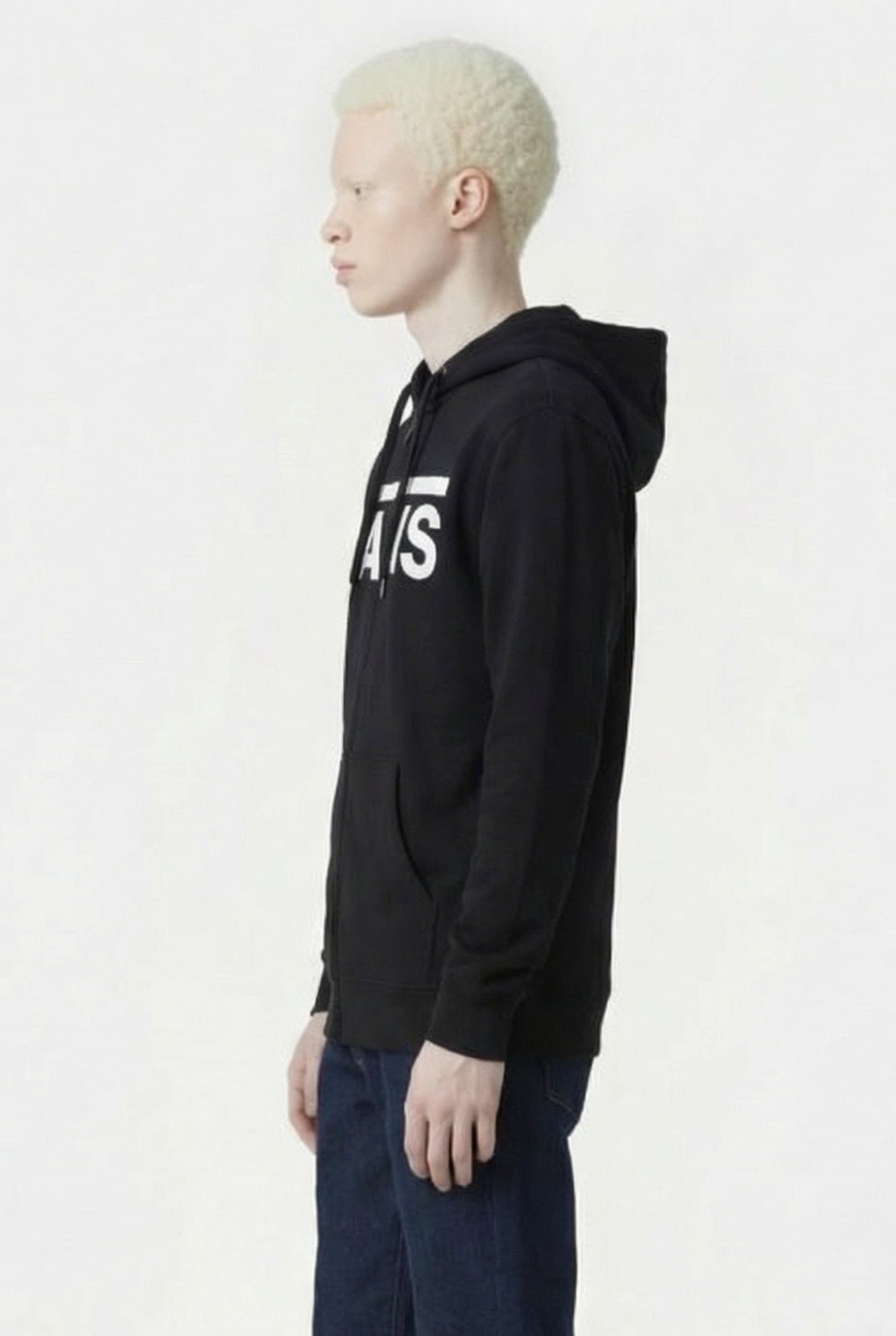 MN VANS CLASSIC ZIP HOODIE II BLACK/WHITE 3