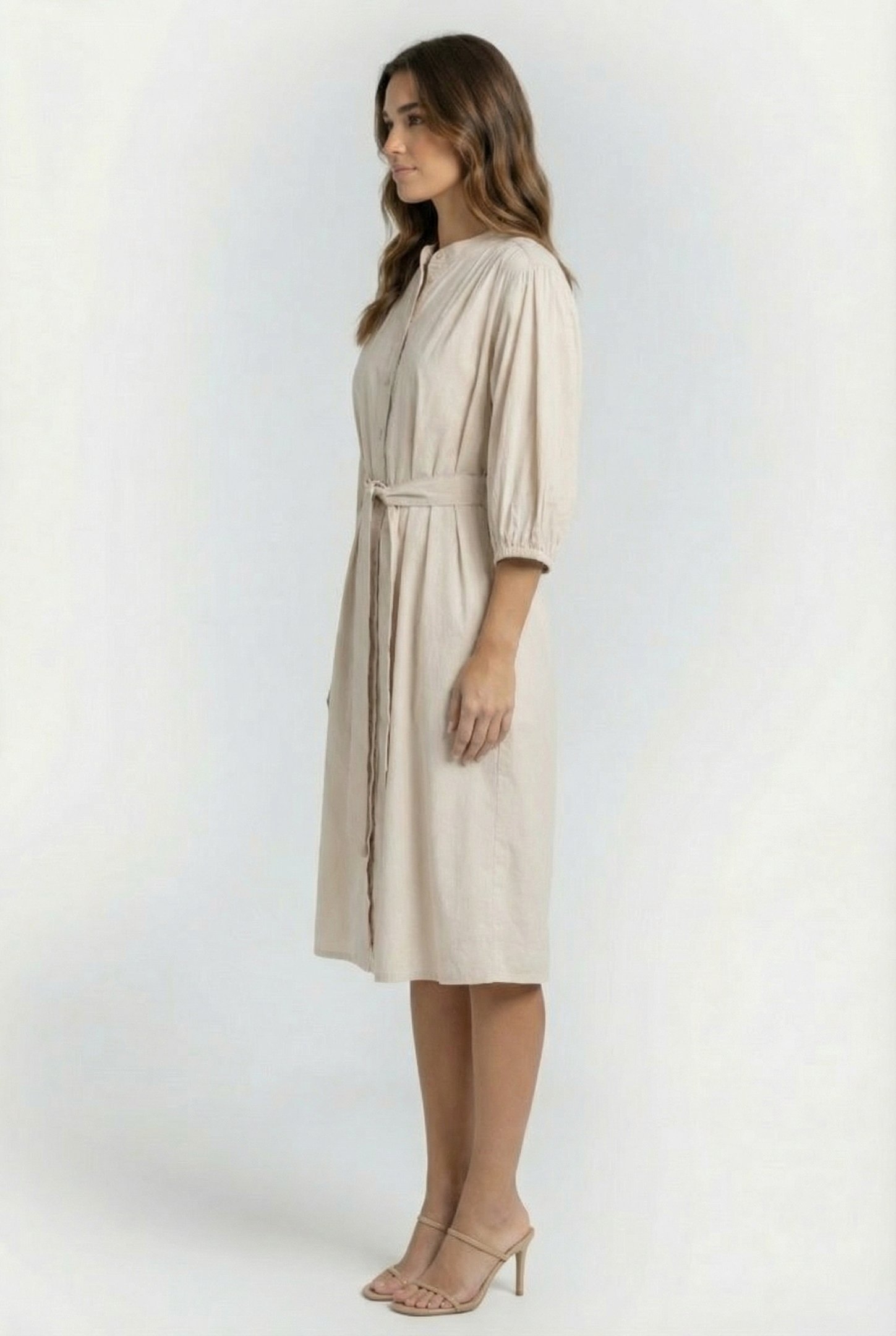 CAMELLIA DRESS OATMEAL 3