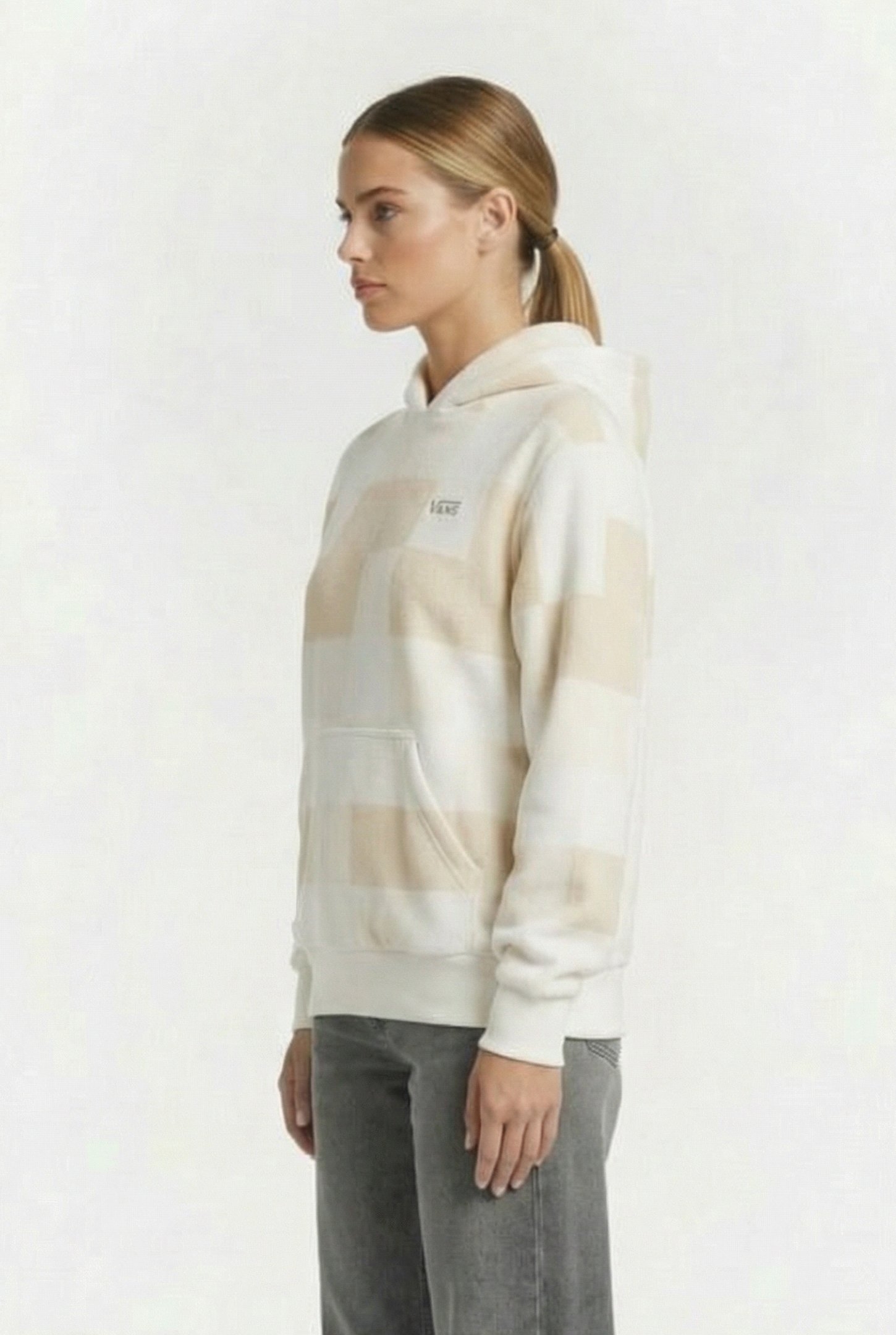 WINTER CHECKER BLOUSSANT HOODIE TURTLEDOVE 3