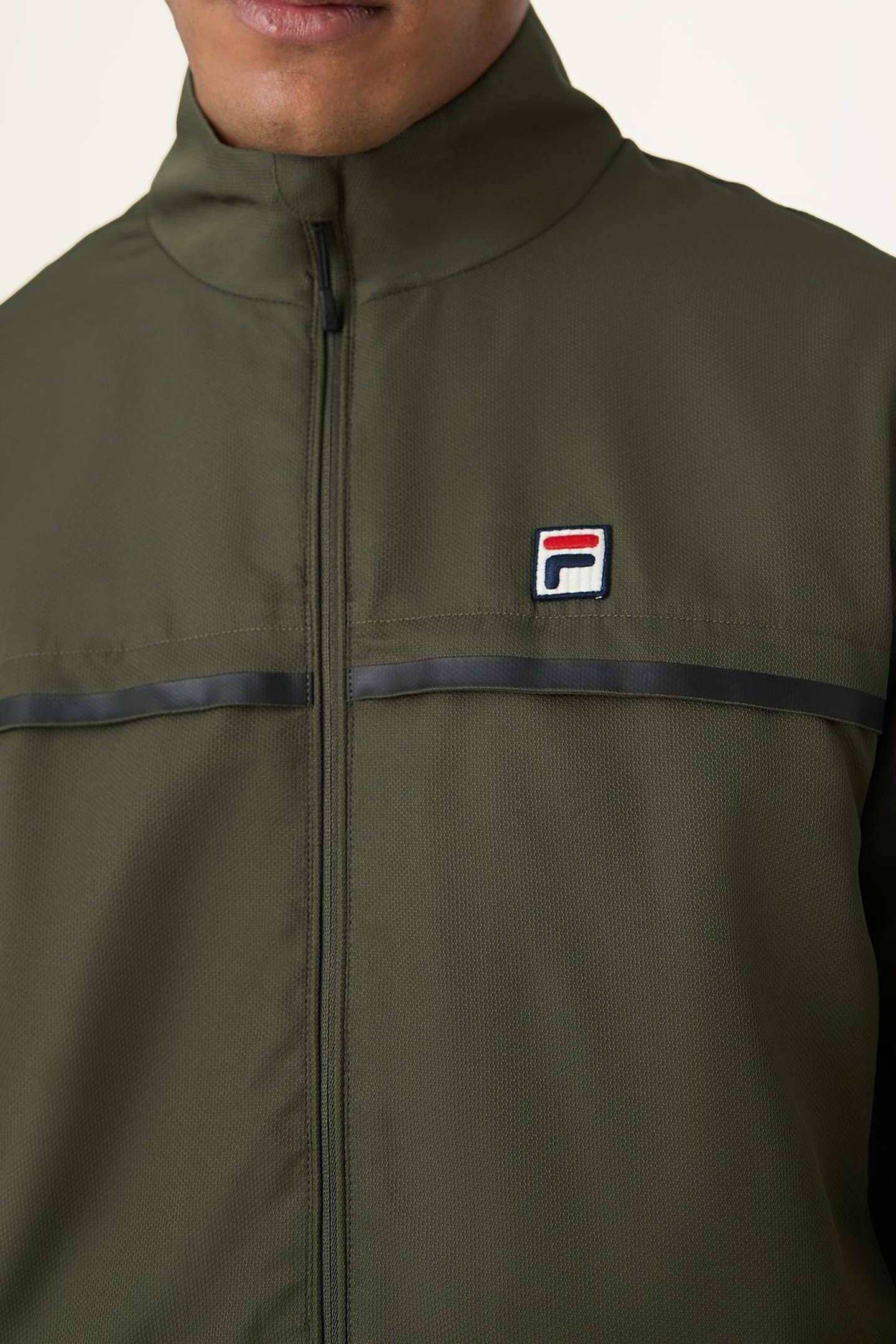 SAN SIRO REGULAR BLOCKED WOVEN TRACK JACKET BLACK 6