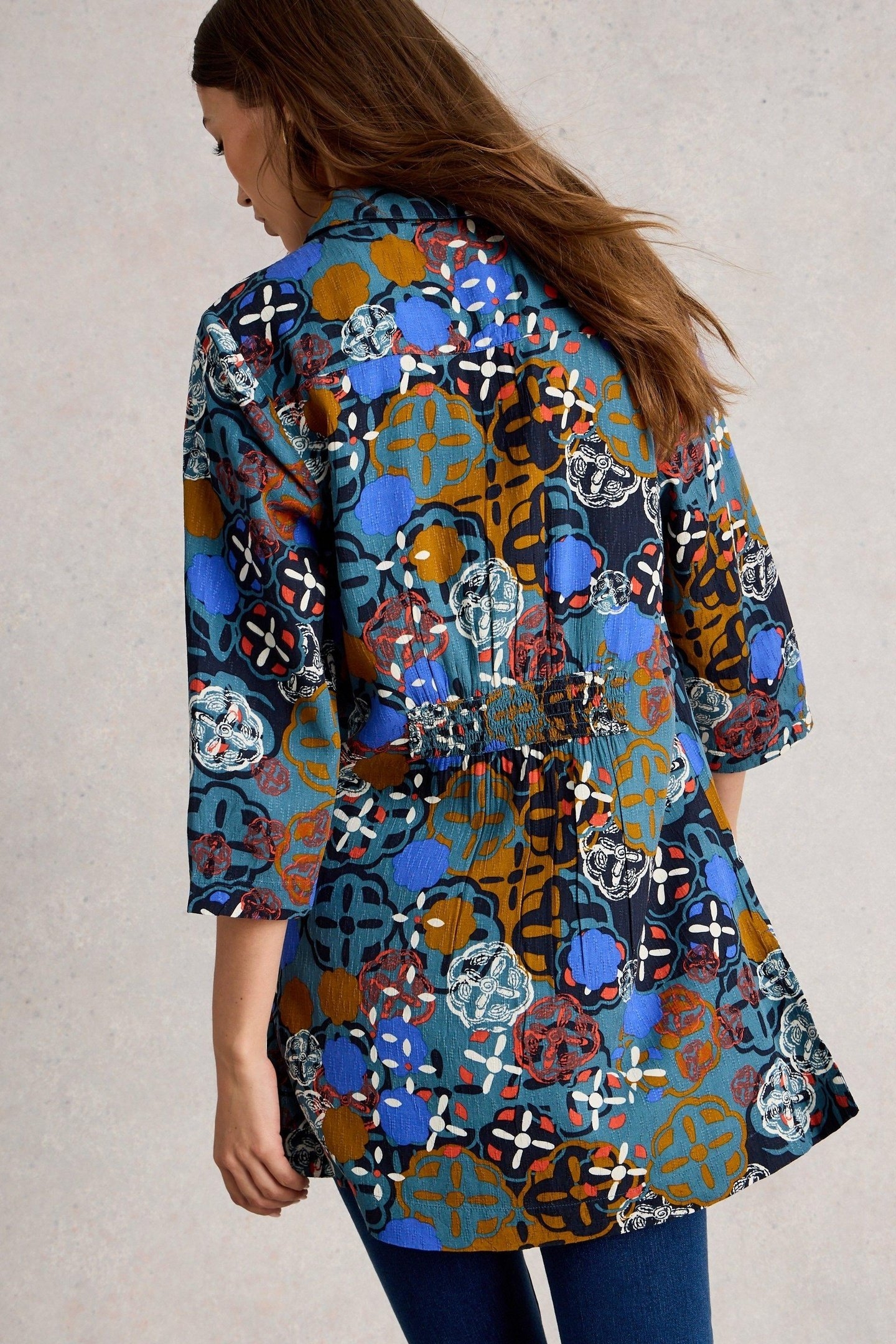 BLAKE TUNIC CHARTREUSE MULTI 2