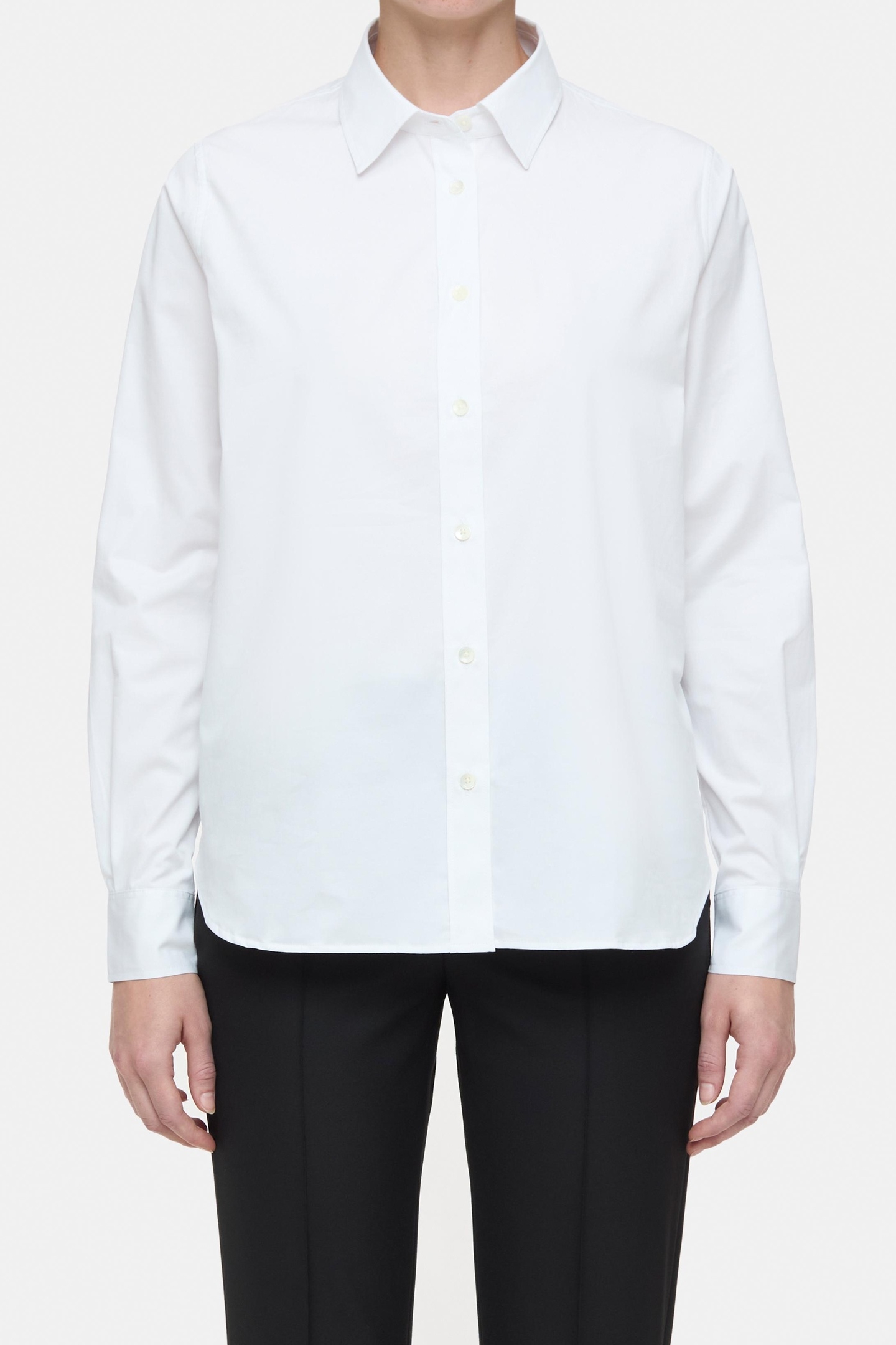 LONG SLEEVE SHIRT SHIRTS & BLOUSES WHITE 1