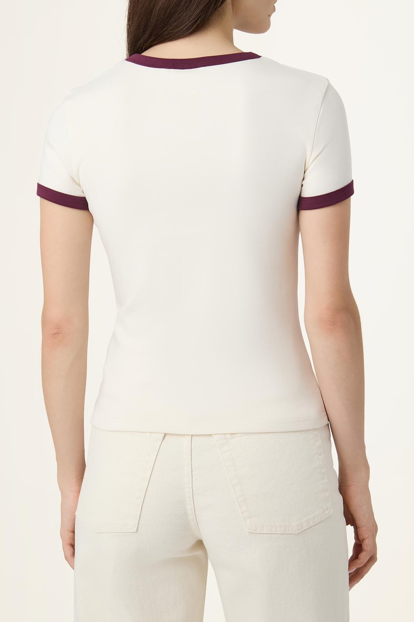 BELLANO SLIM RINGER T-SHIRT EGRET 3