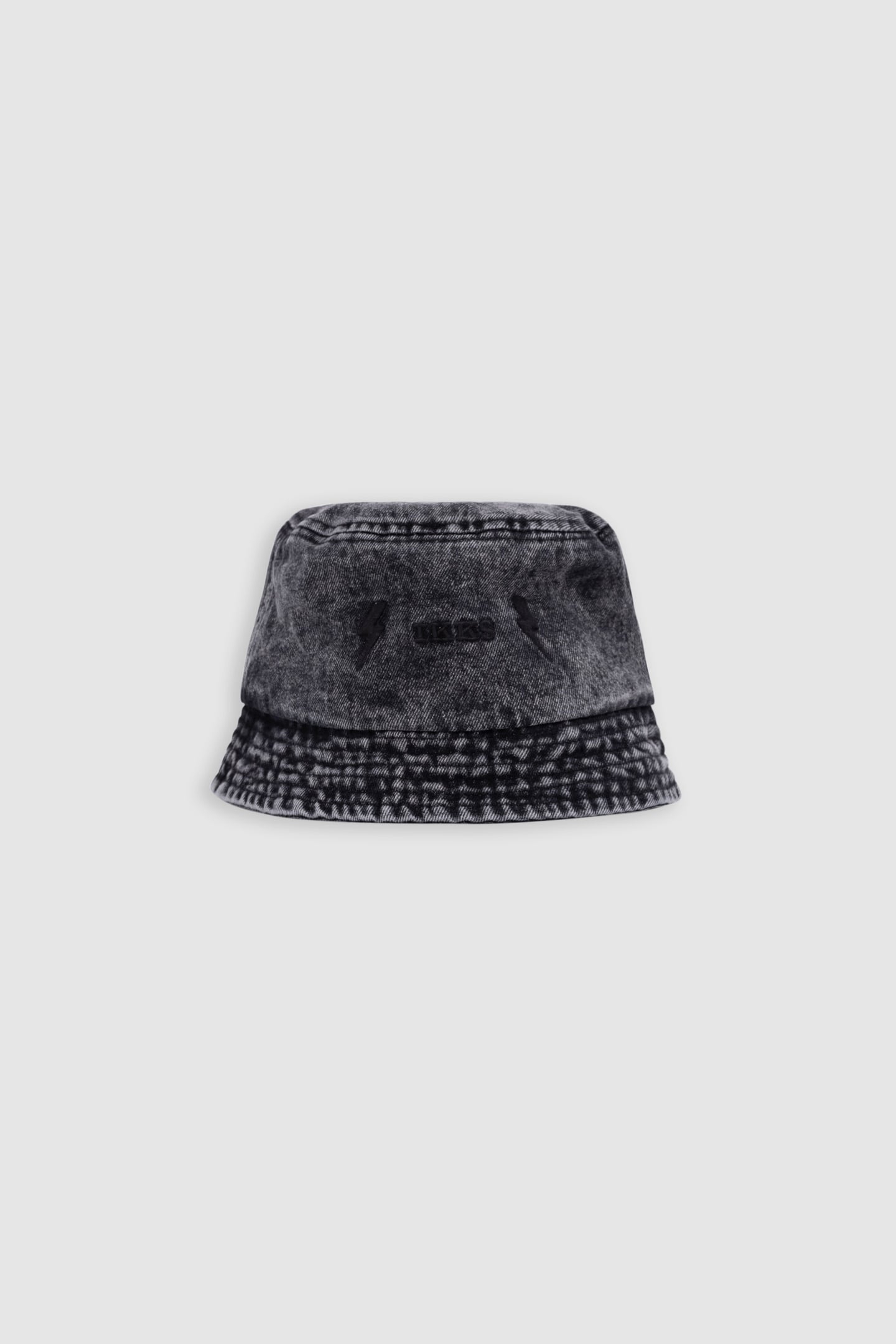 BOB IN GREY DENIM WITH EMBROIDERY 1