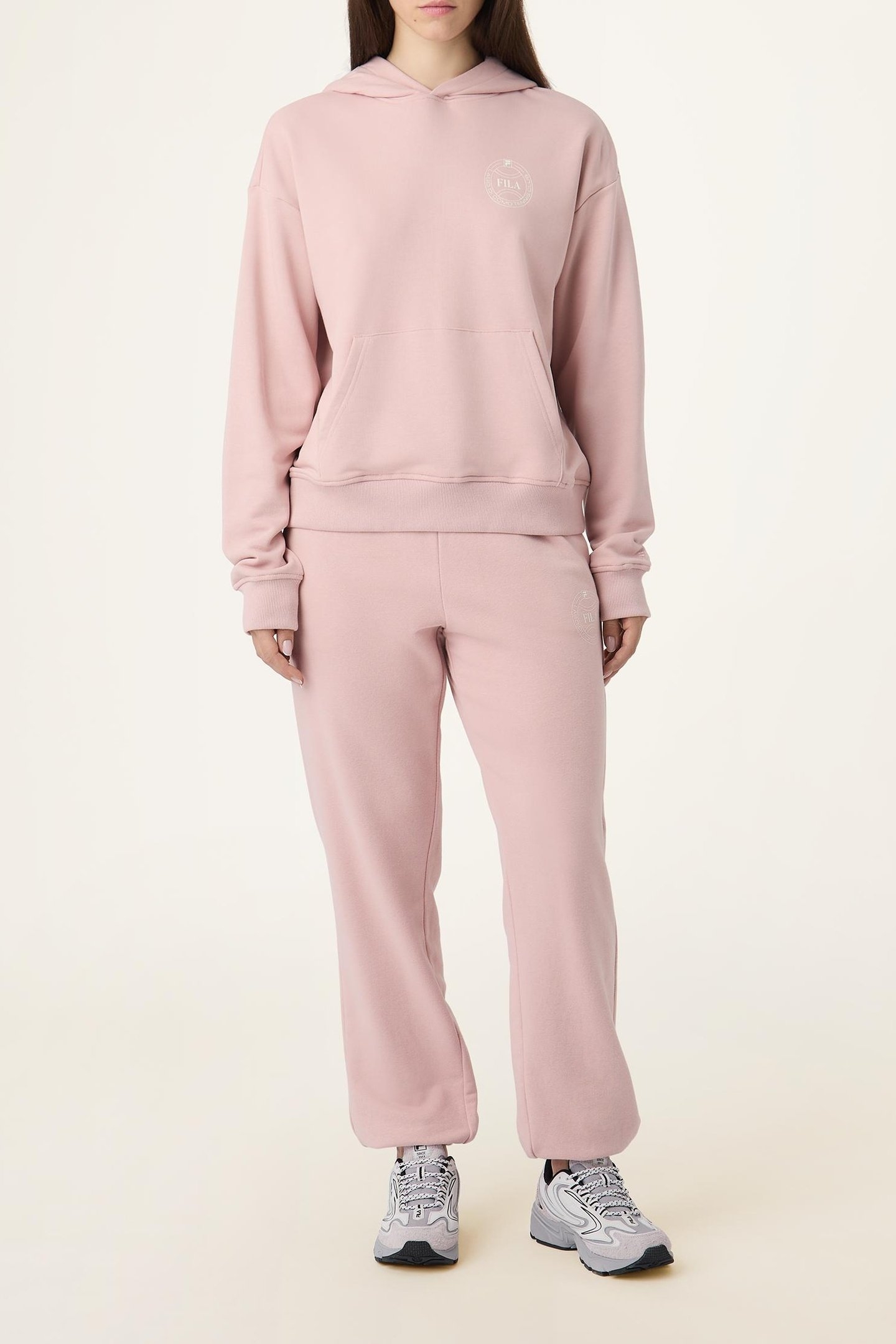 PARELLA RELAXED HOODIE PALE MAUVE 2