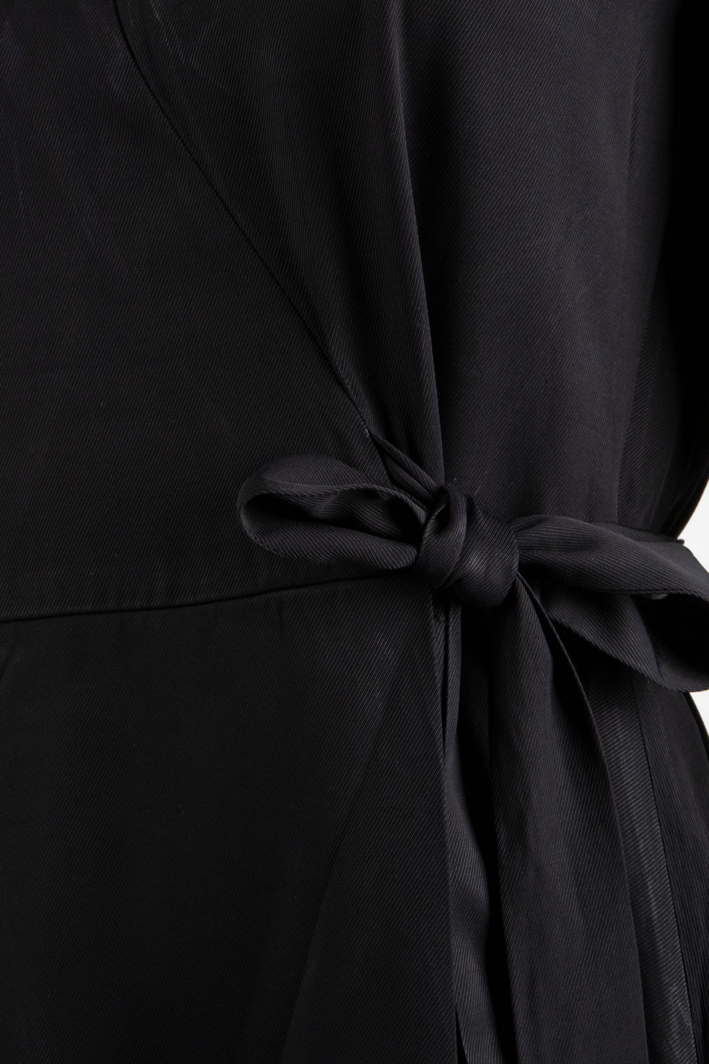 VISCOSE TWILL KNEE DRESS BLACK 4