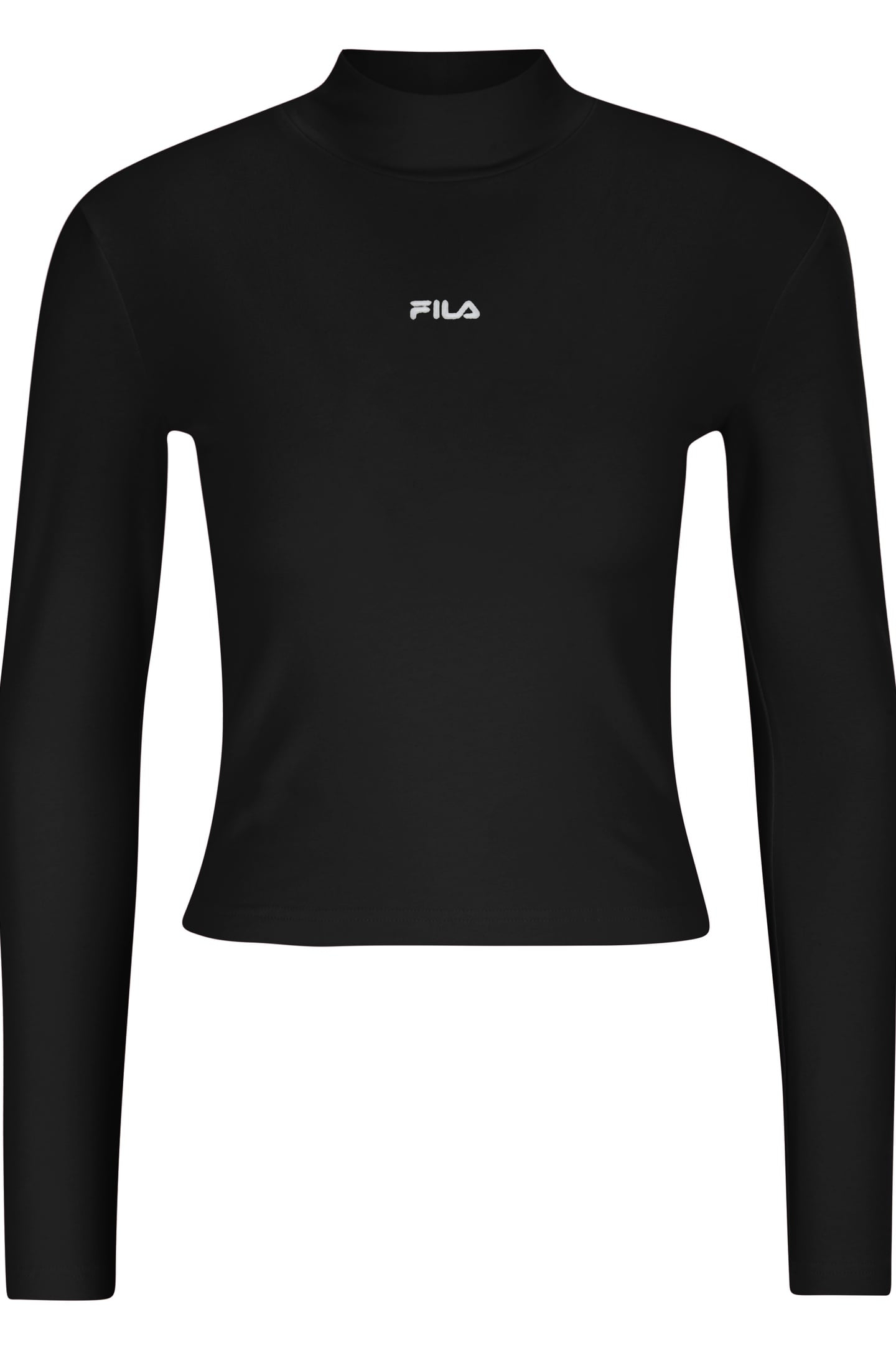 LINNUSE CROPPED TURTLE NECK BLACK 3