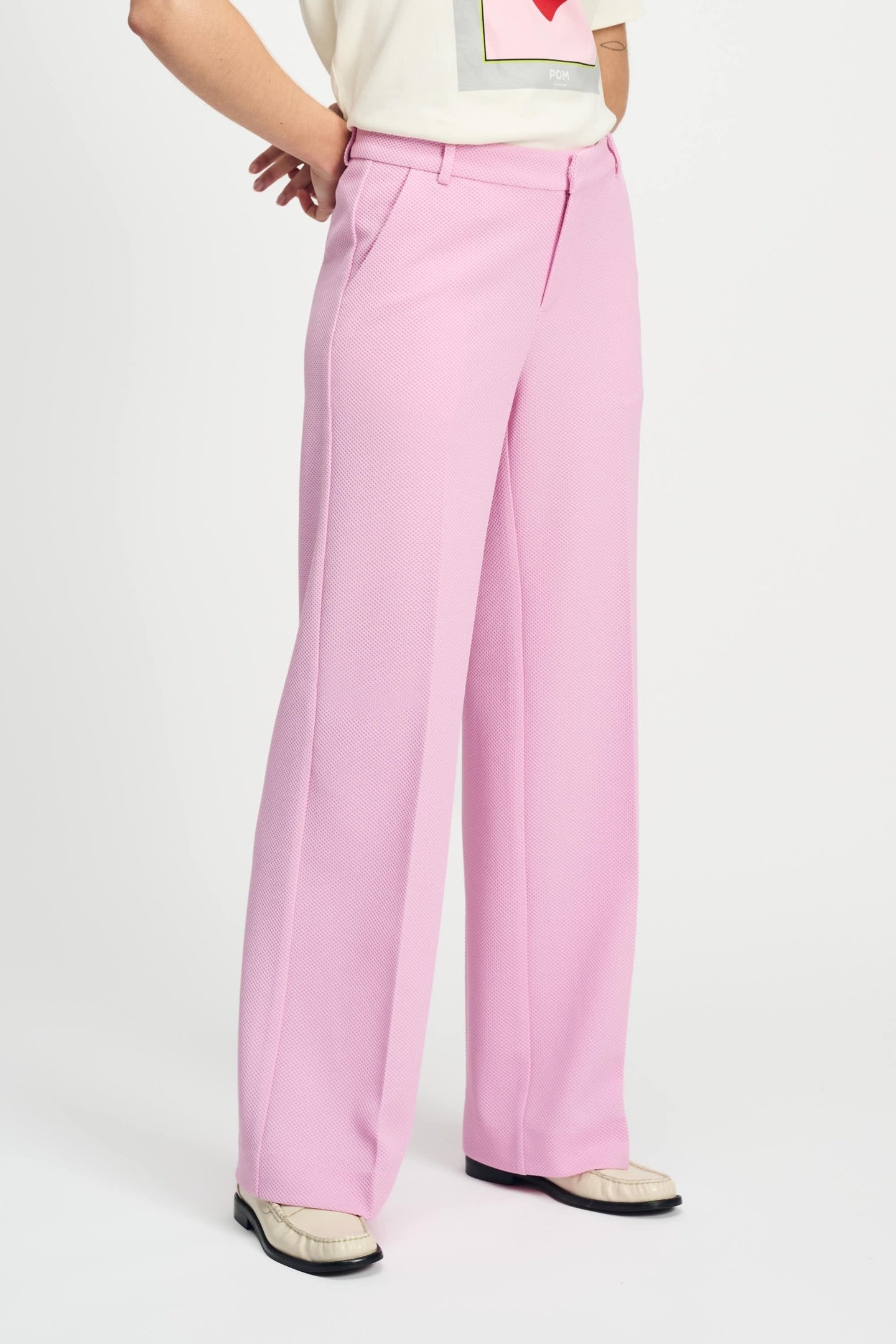 PANTS - WIDE LEG ROSE PINK 2