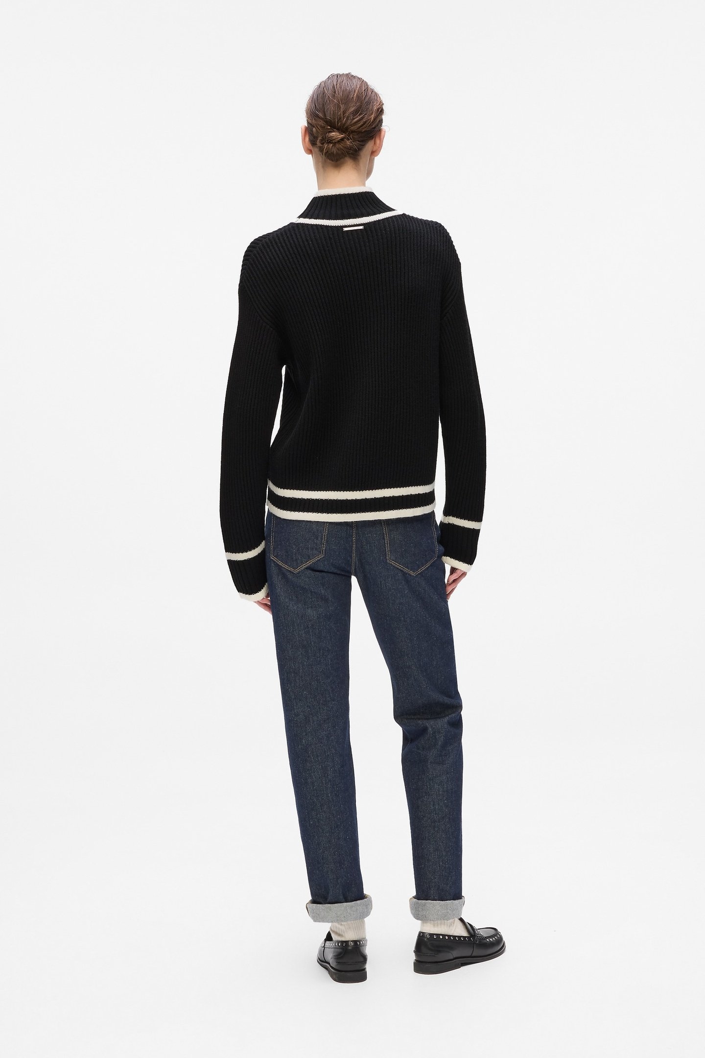 BLACK SOUTACHE AUTOGRAPH KNIT 4