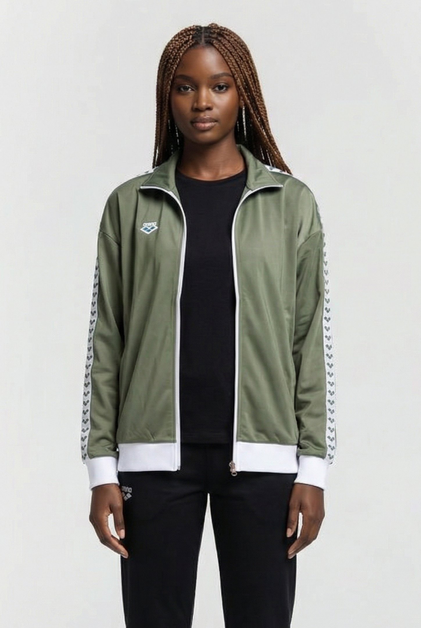 UNISEX TEAM JACKET OVERSIZE ARMY WHITE ARMY 1