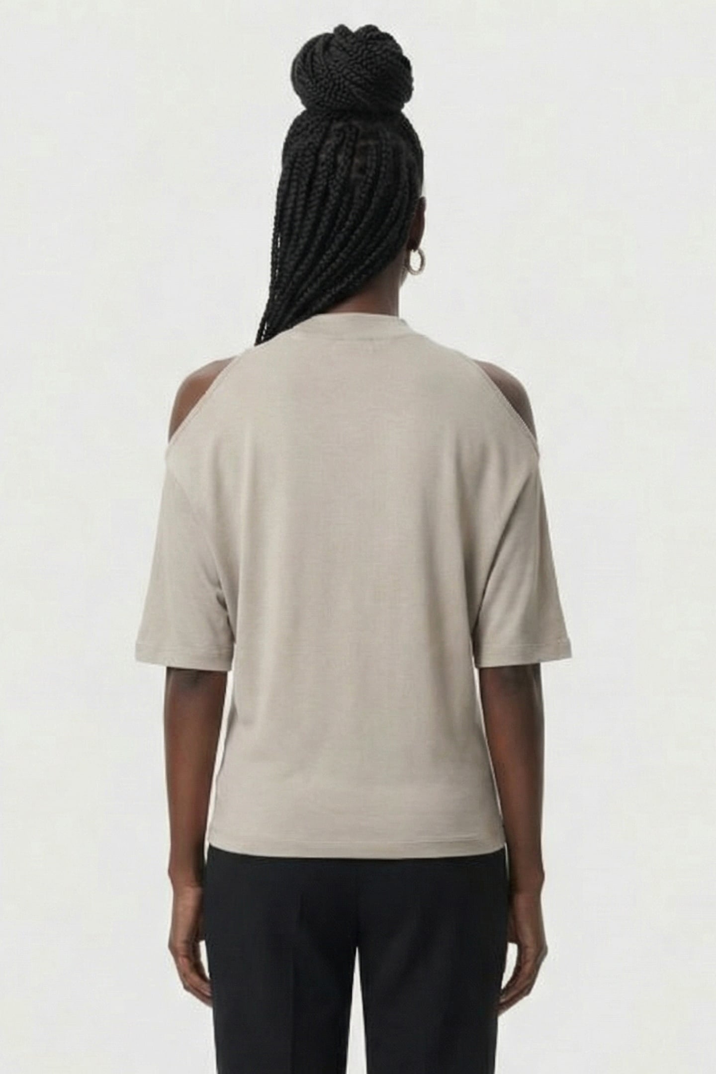 FLORAM T-SHIRT STONE GREY 2