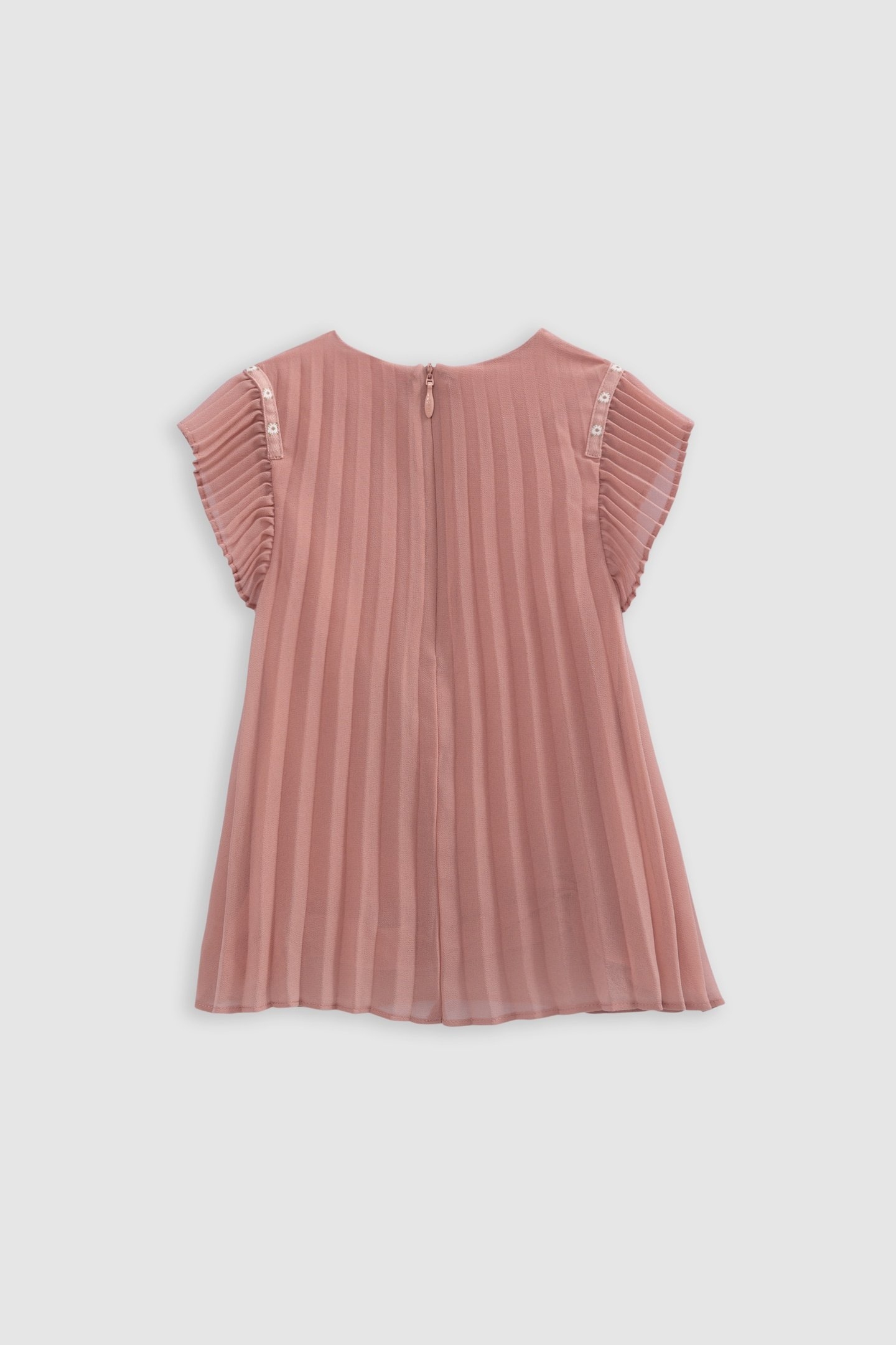 MEDIUM PINK PLEATED DRESS 2