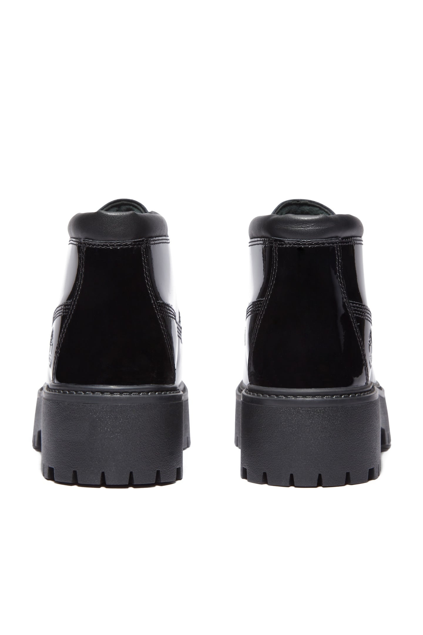 STONE STREET MID LACE UP WATERPROOF BOOT BLACK PATENT LEATHE 4