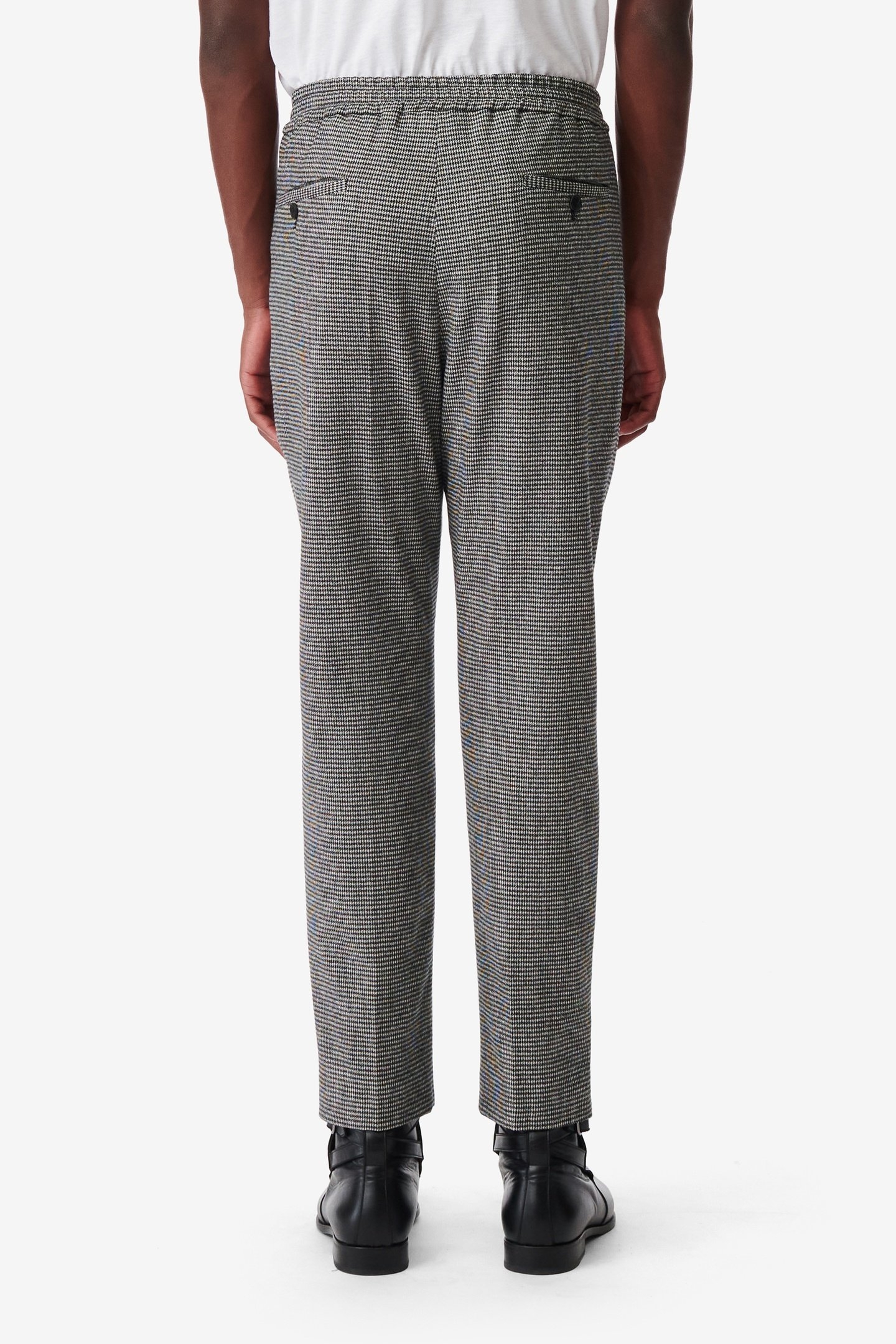 ROBBY TROUSER BLACK/ECRU 4