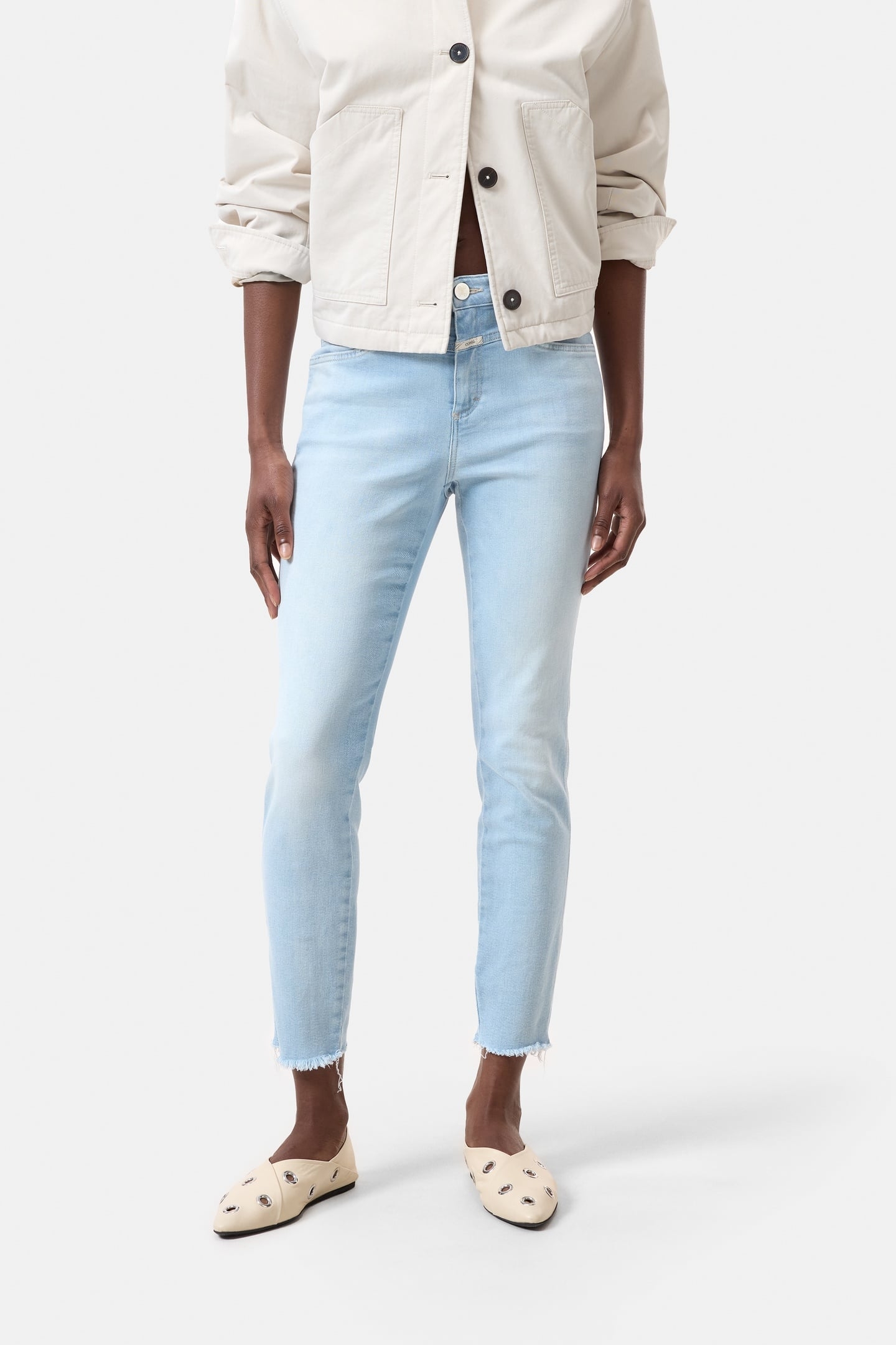 SKINNY PUSHER JEANS LIGHT BLUE 1