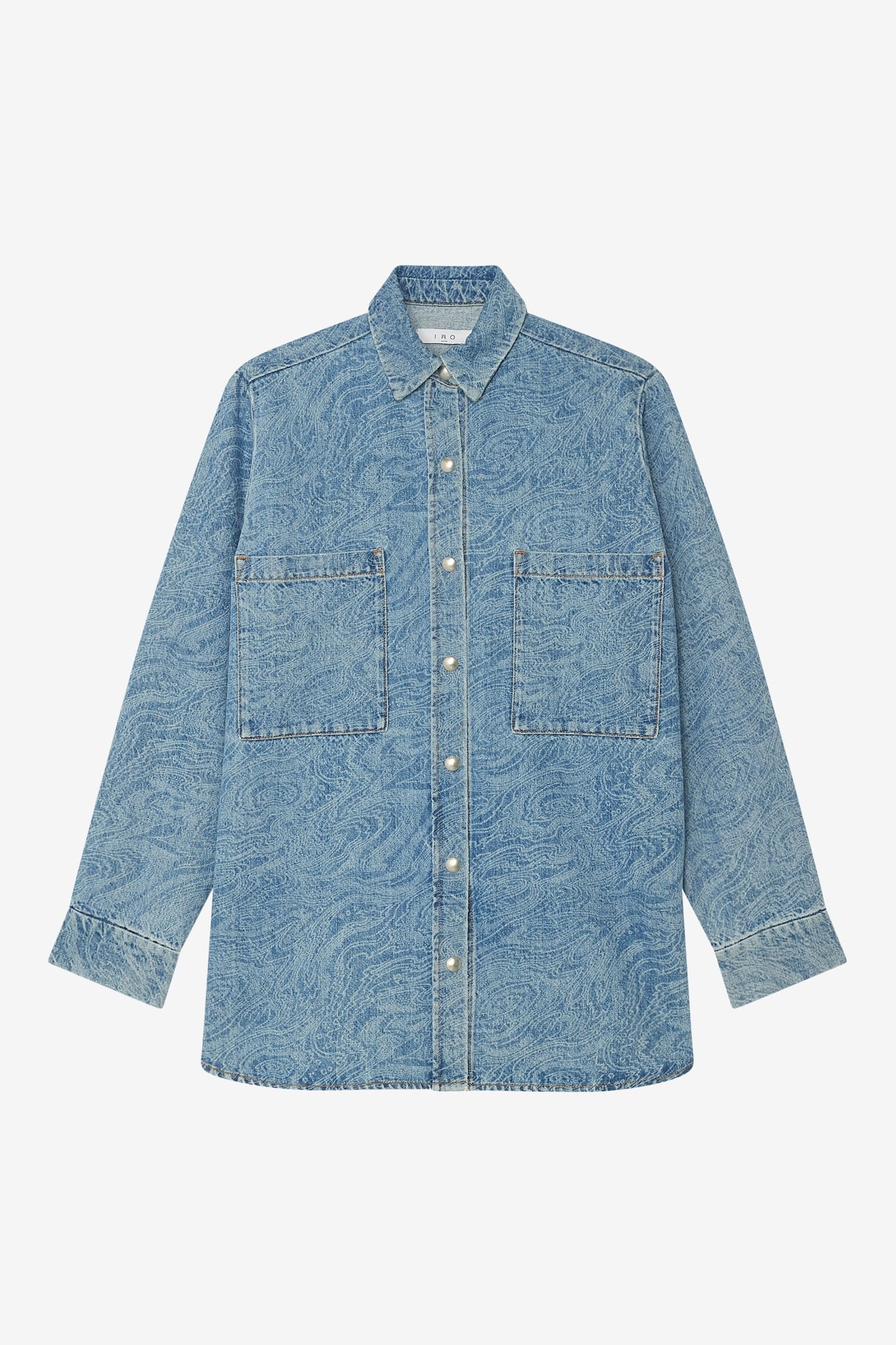 PAMPELOO OVERSHIRT LASER DENIM 4