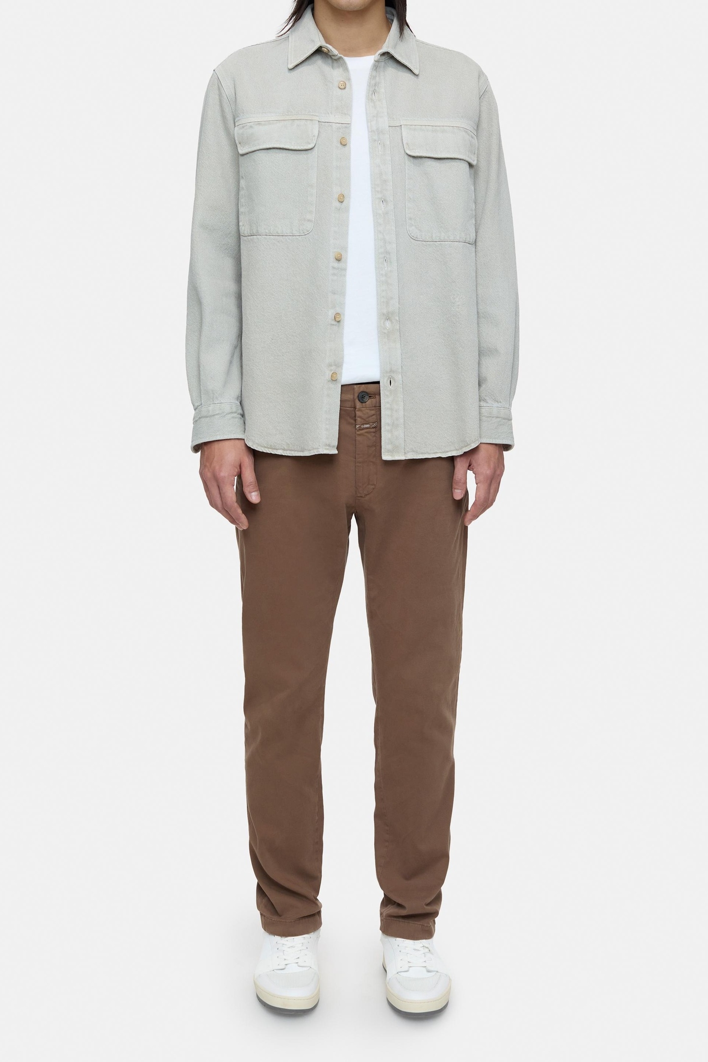 CLIFTON SLIM PANTS TEAK WOOD 1