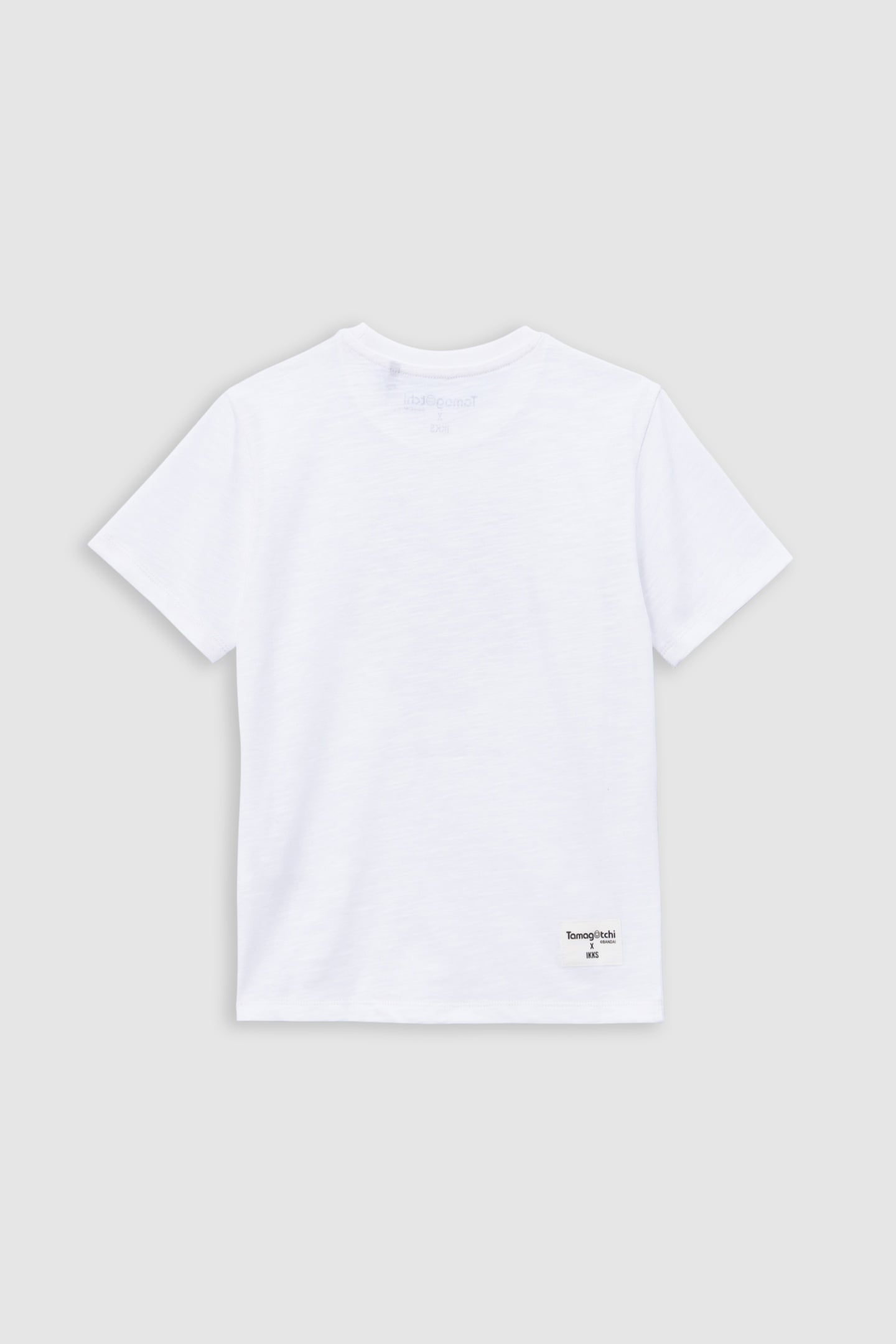WHITE ORGANIC T-SHIRT WITH SEQUINS TAMAGOTCHI X IKKS 3