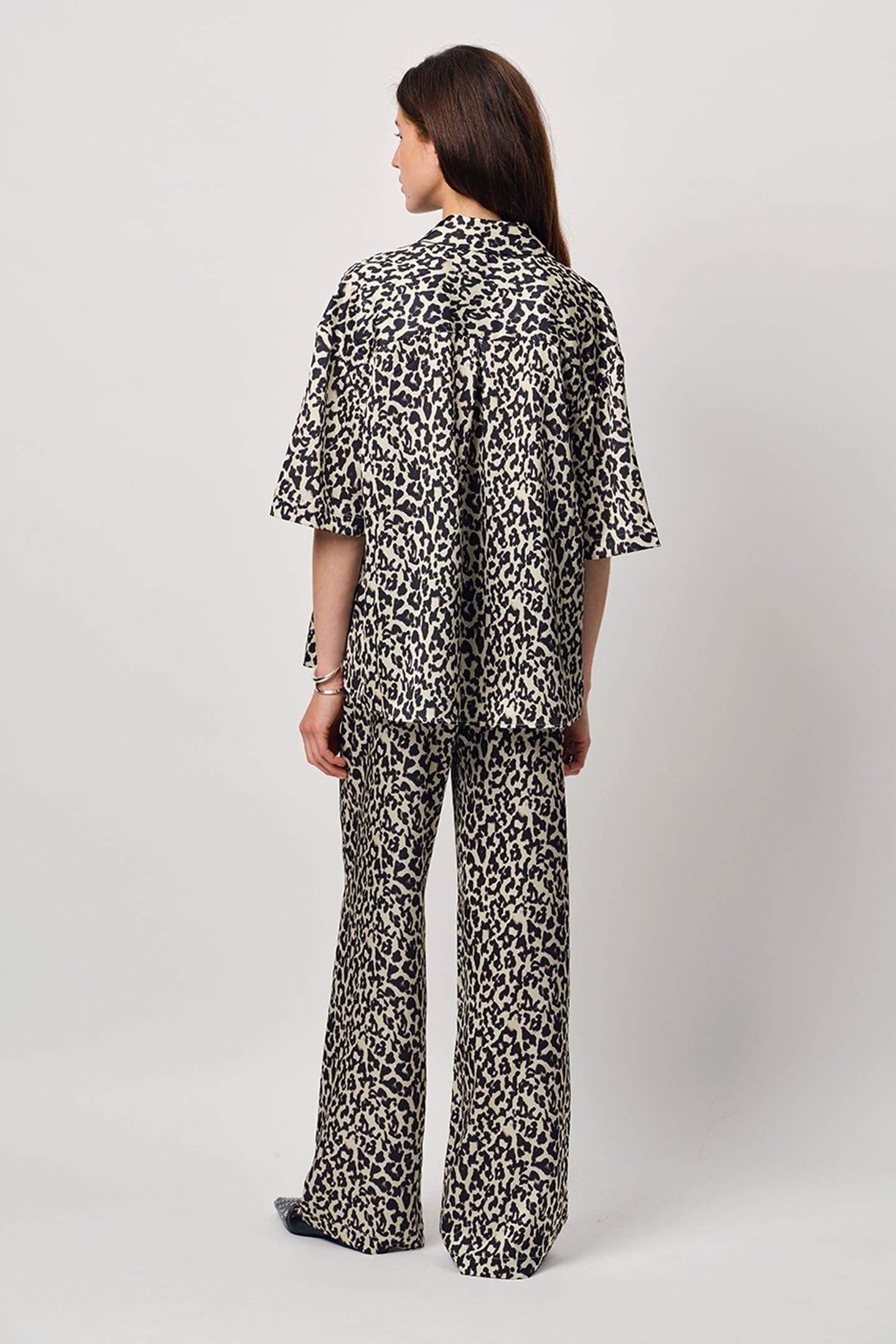 PEJU LEOPARD PRINTED LONG BLOUSE MULTICOLOUR 4