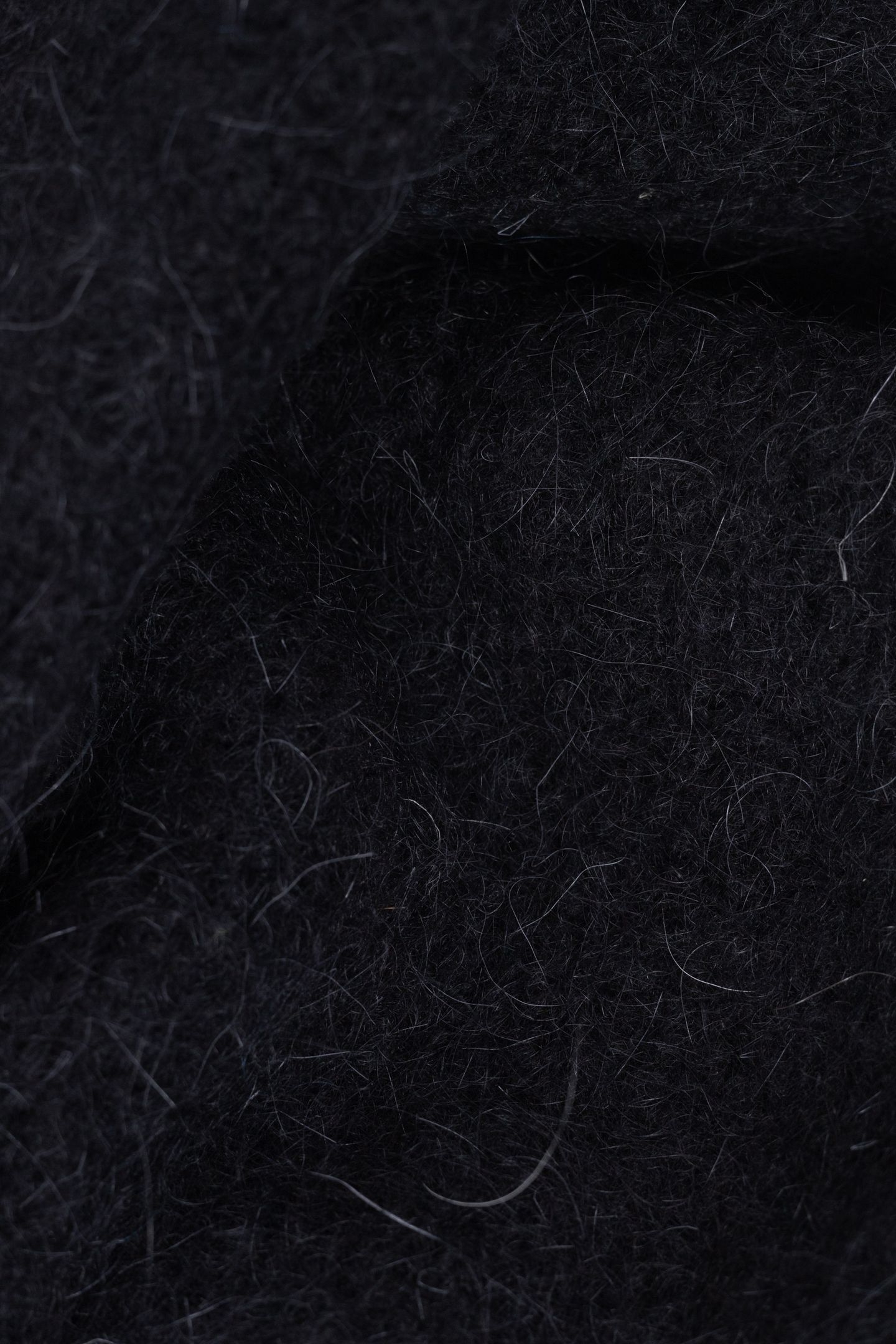 FANCY KNIT BLACK CARDIGAN BLACK 5