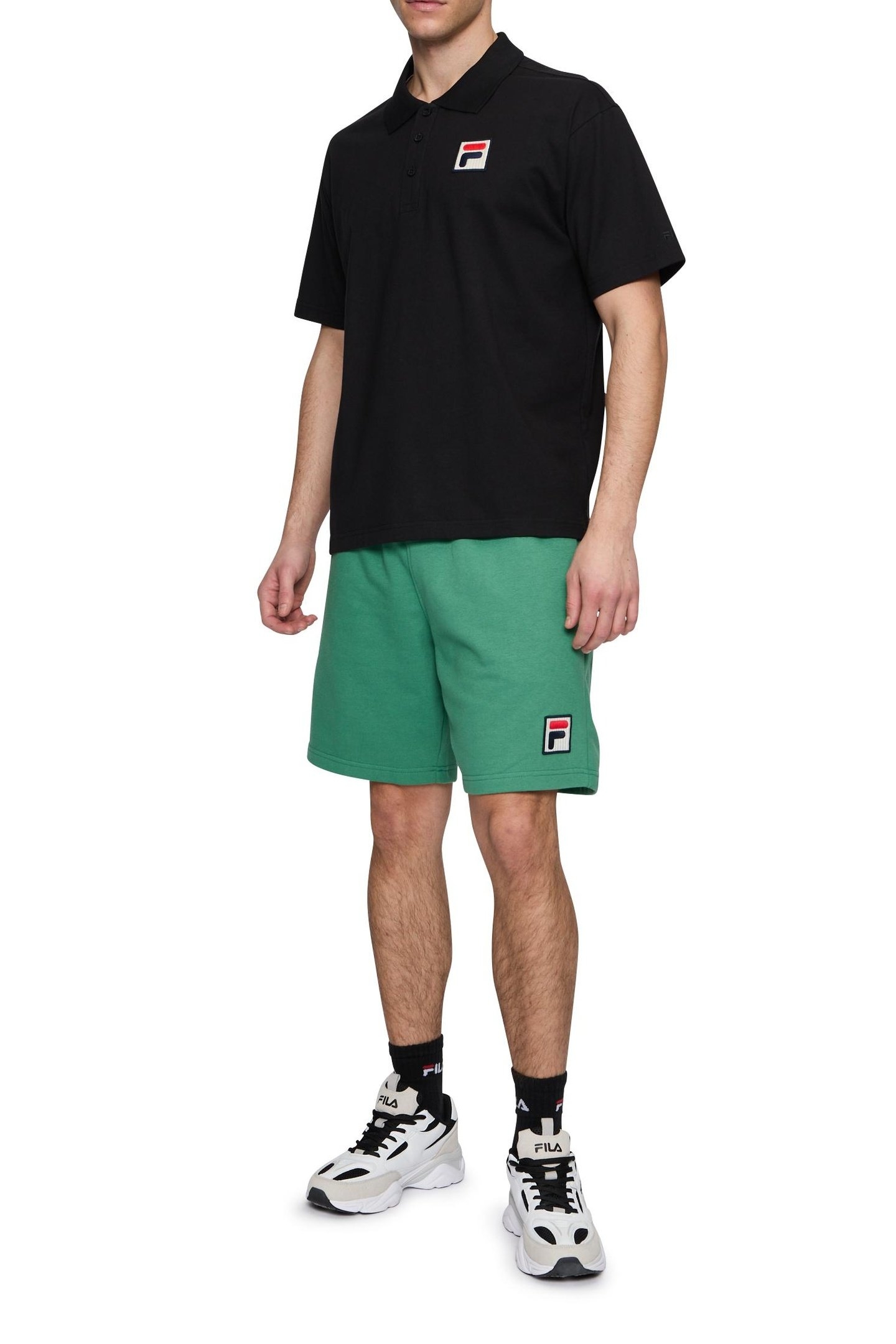 UNISEX BURFORD LOOSE POLO BLACK 2