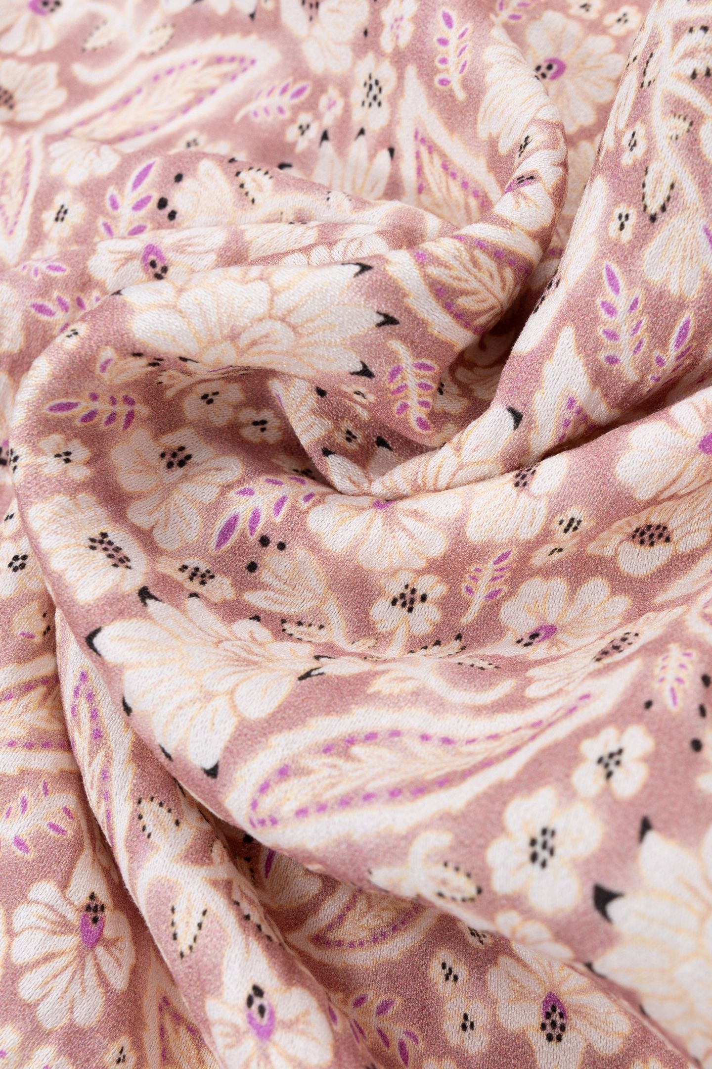 PINK FLORAL PAISLEY LONG DRESS 6