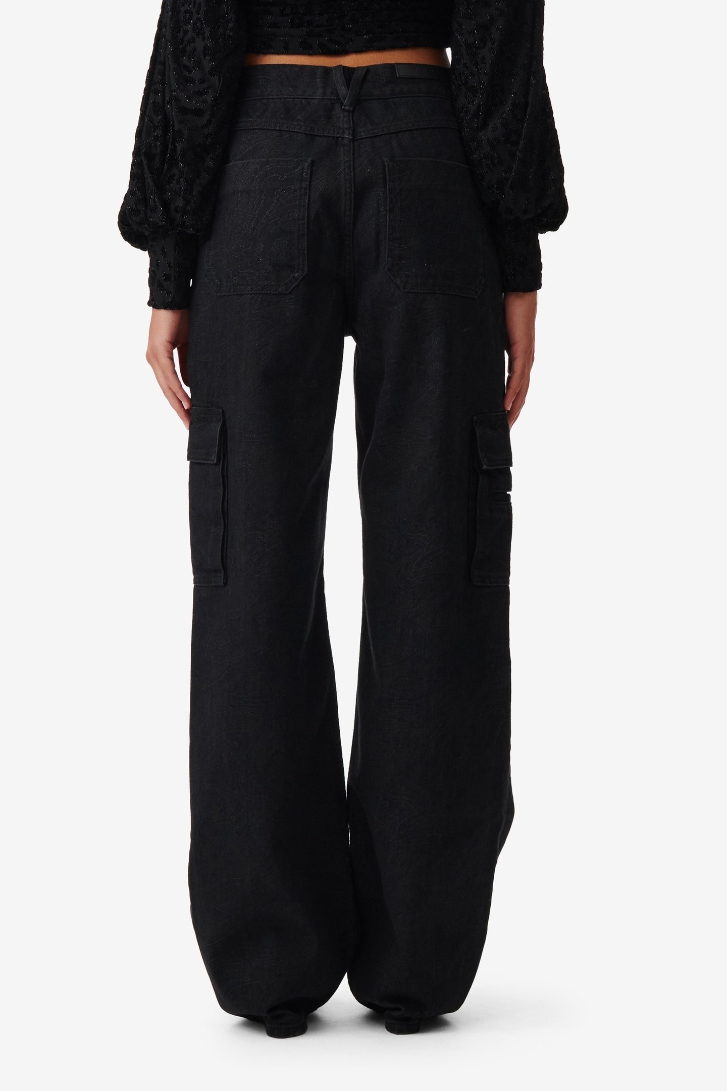 MAIT TROUSER BLACK / STRASS 3