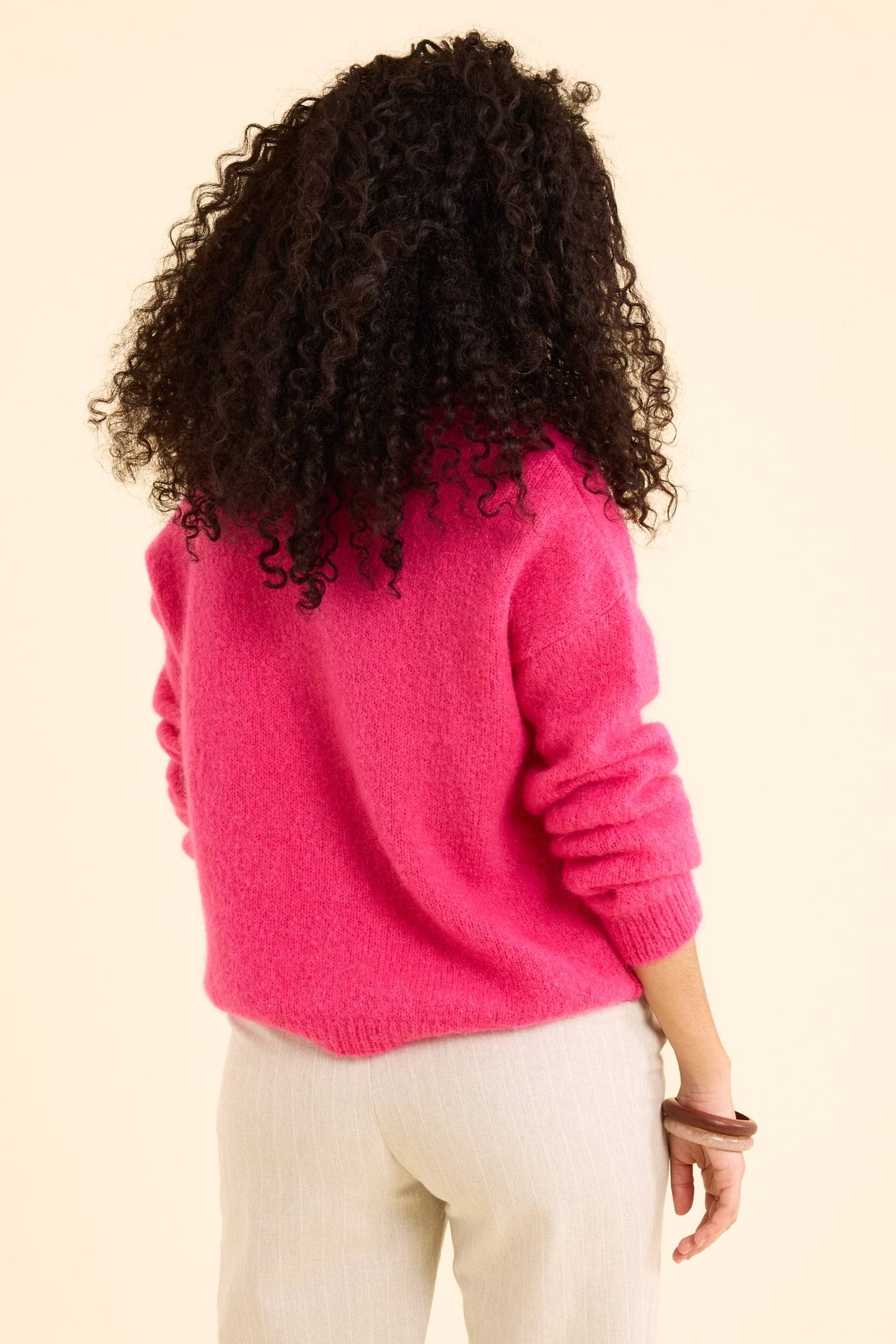 MAGENTA KNITTED SWEATER MAGENTA 3