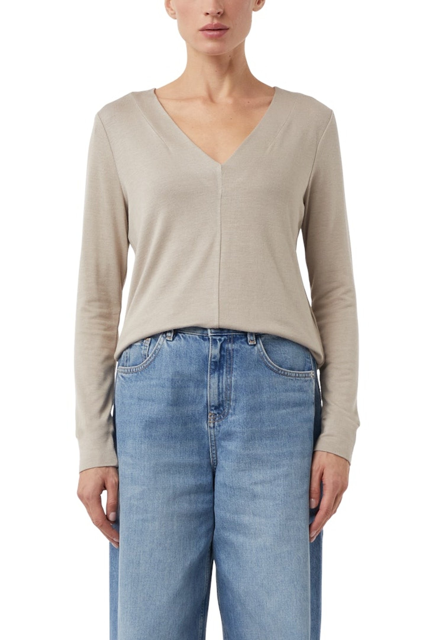 COMMA T-SHIRTS BROWN 1