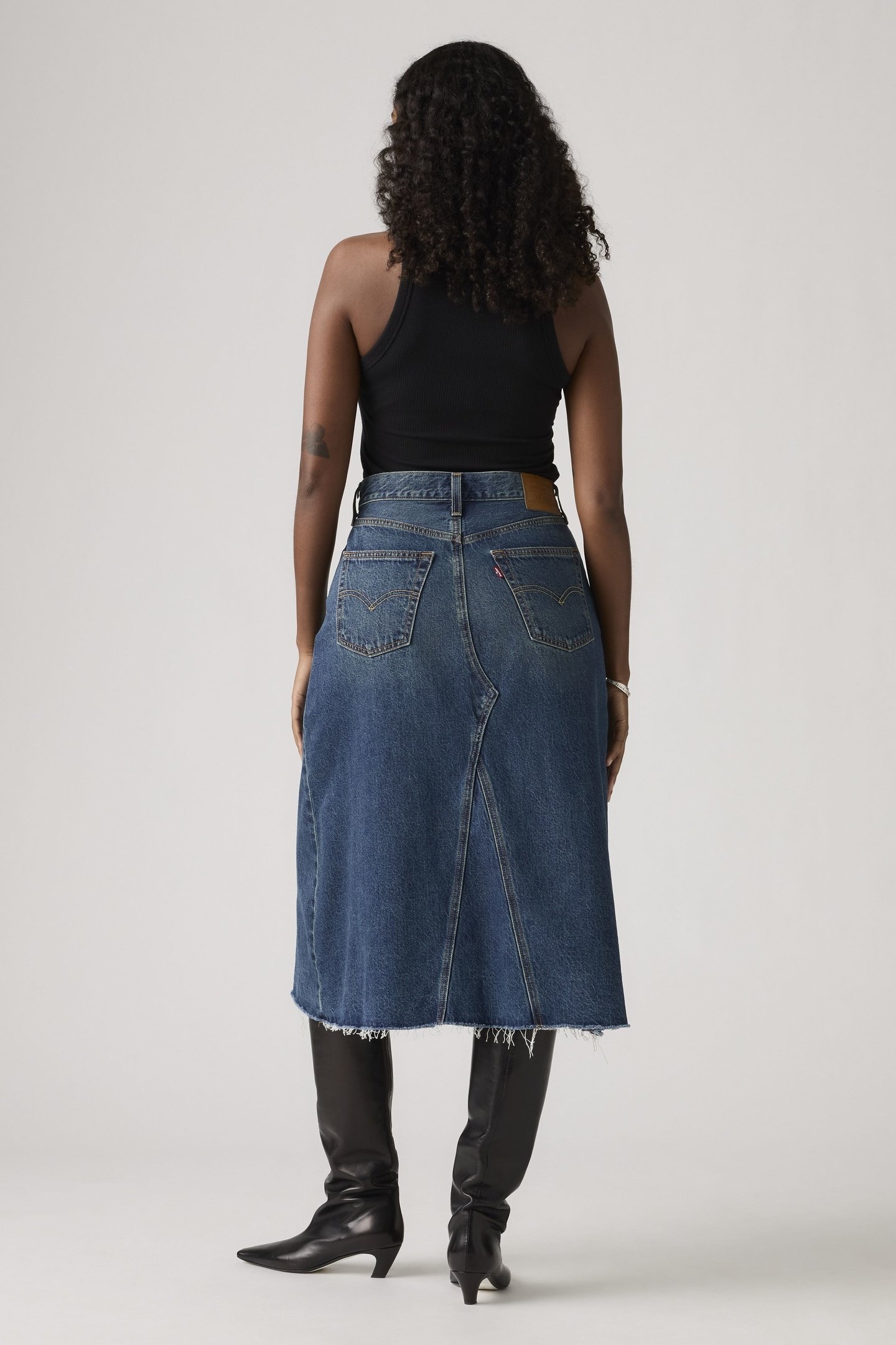 HR A LINE DECON SKIRT HINGED HEART 4