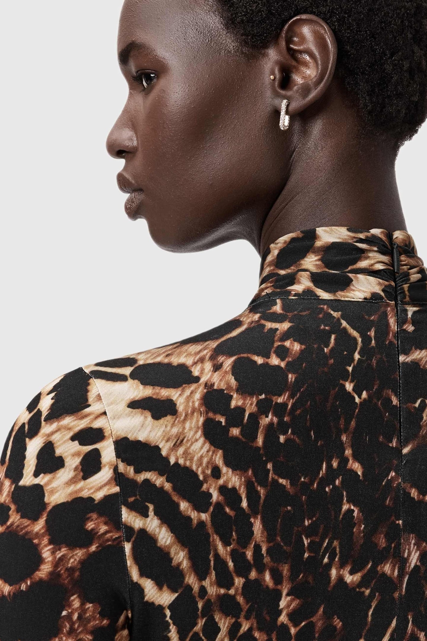 MINA DRESS PARDUS HONEY BROWN 6