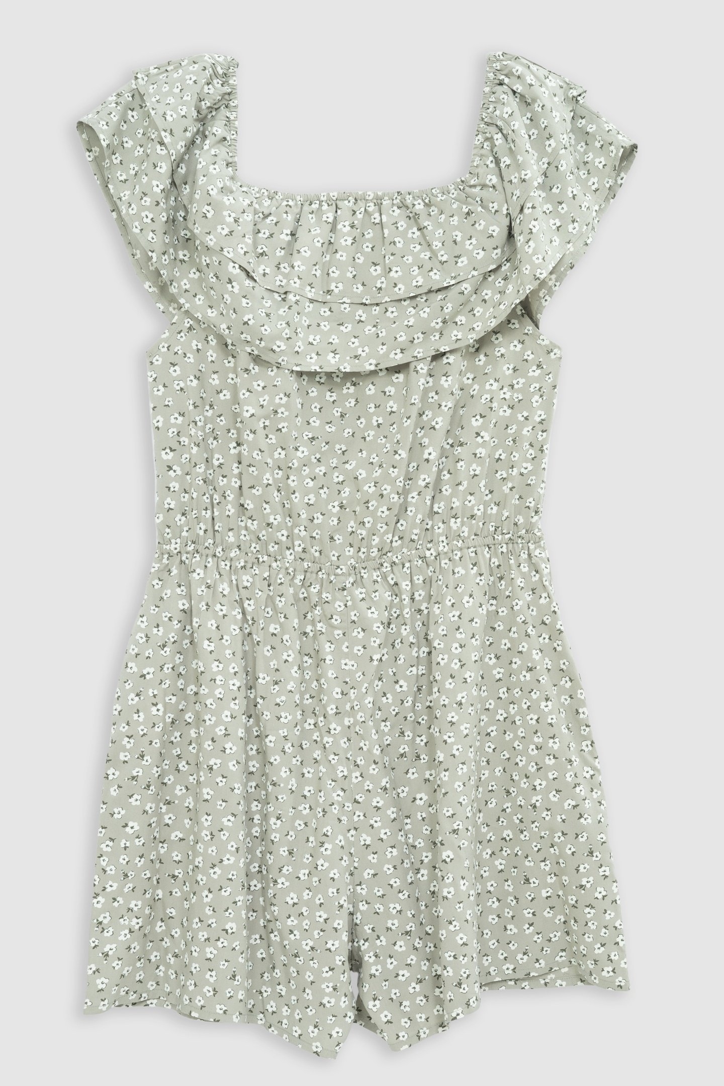 SUMMER GREEN FLORAL PRINT JUMPSUIT 2