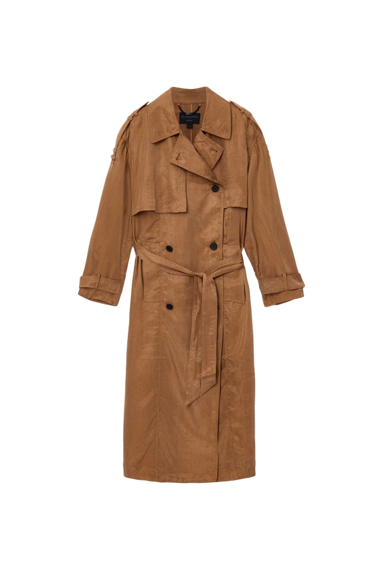 LINNIE TRENCH CARAMEL CAFE BROWN 6