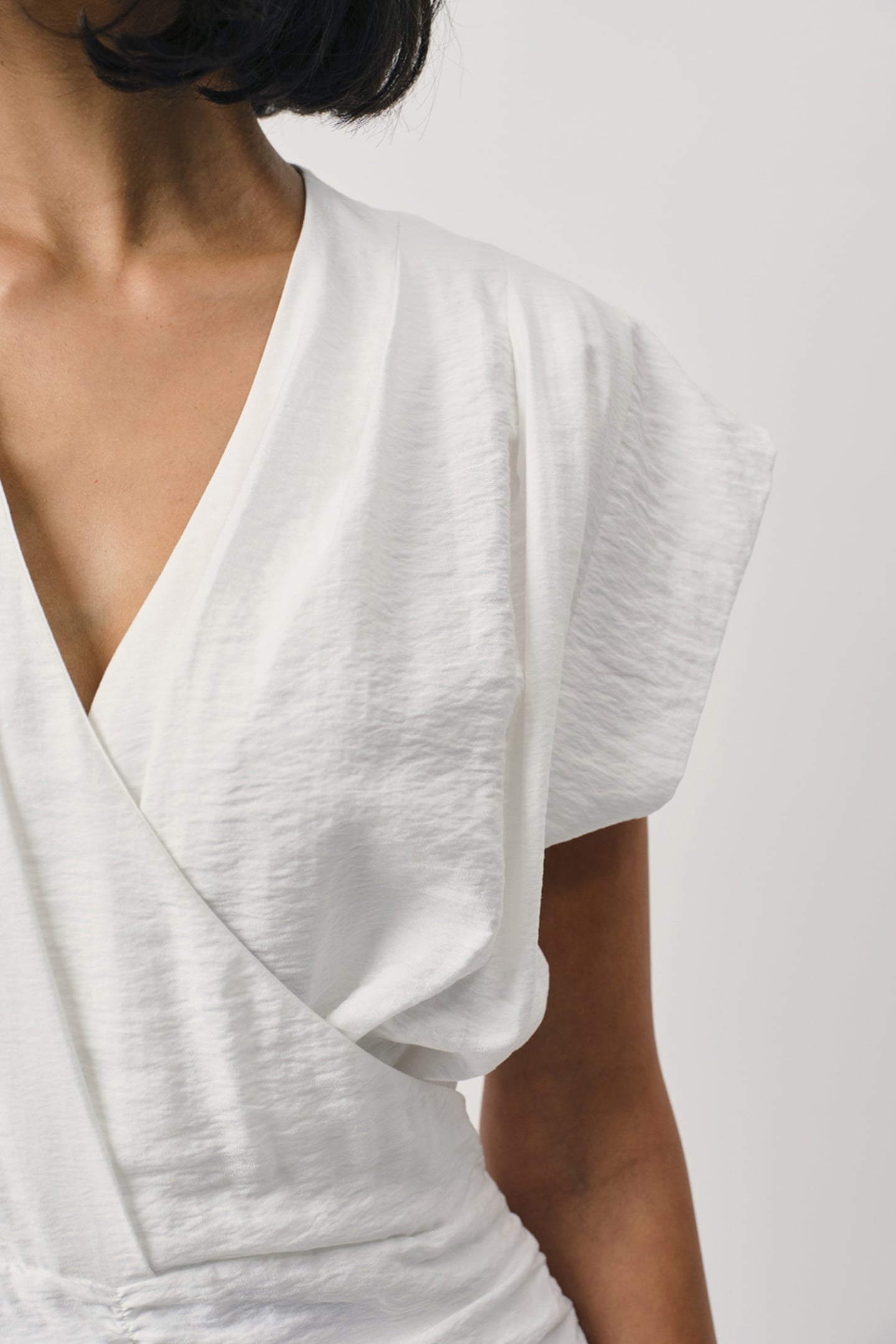 DARCY DRAPEY DRESS MILK WHITE 4