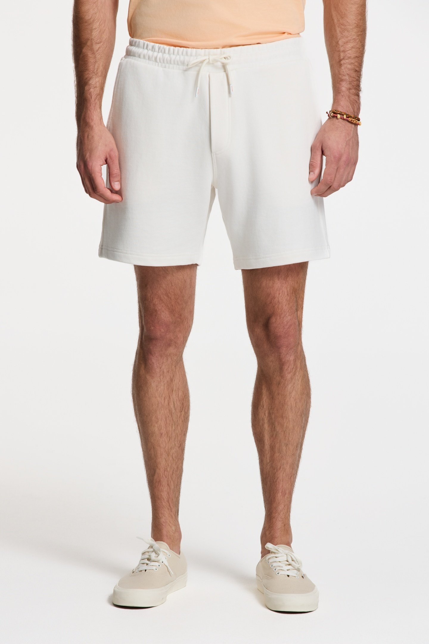 STEVE SWEAT SHORTS SOLID WHITE 2
