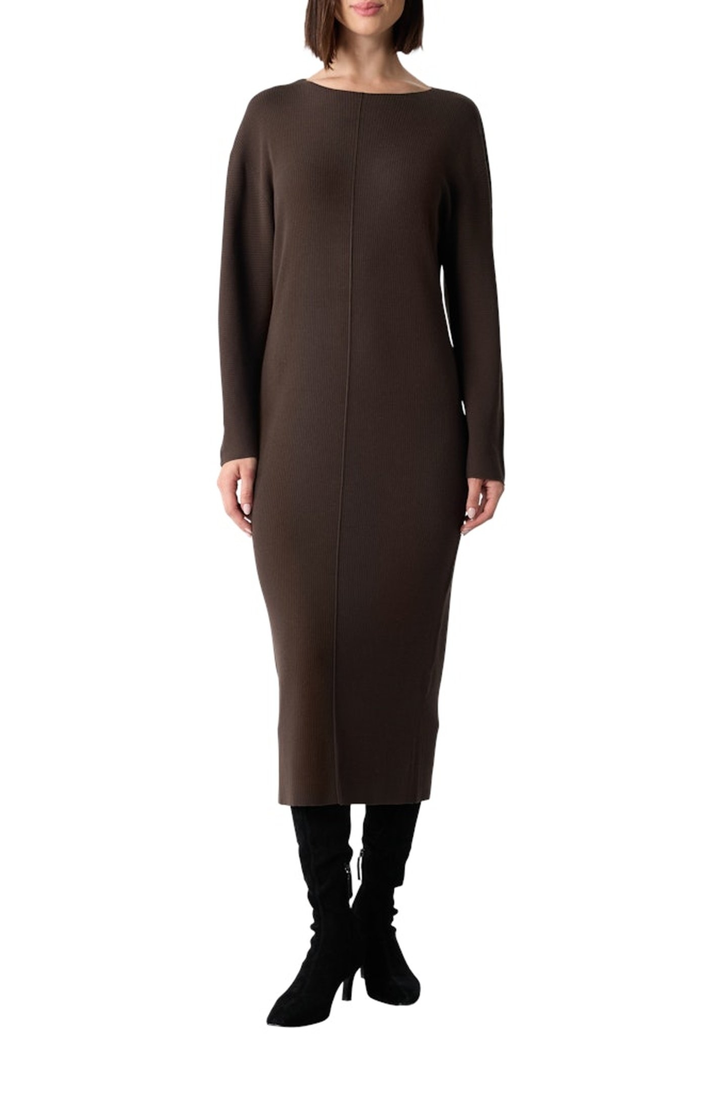 COMMA DRESSES BROWN-DARK 1