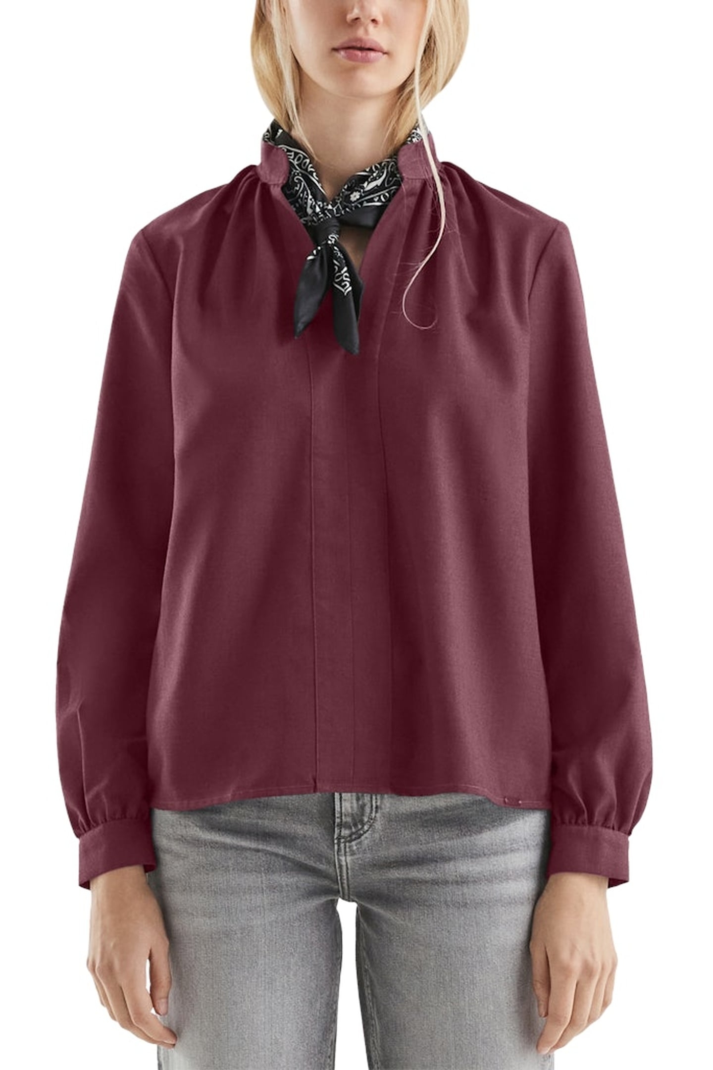 S.OLIVER-QS BLOUSES BURGUNDY 1