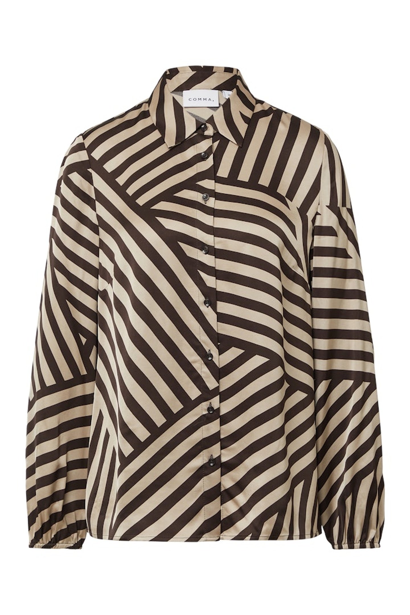 COMMA BLOUSES BROWN-DARK 4