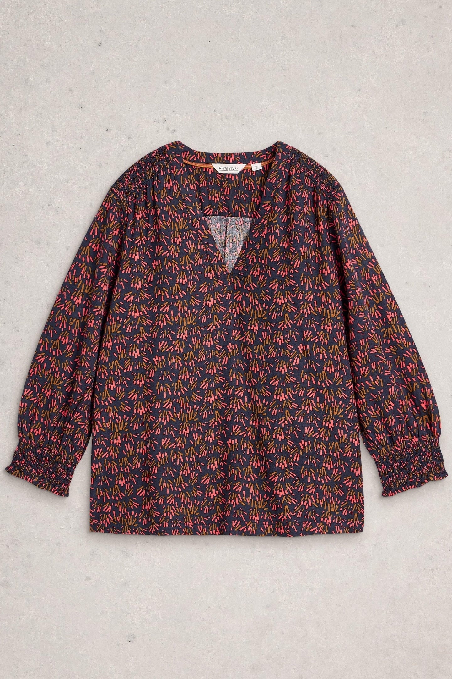 ELISA TOP NAVY MULTI 3