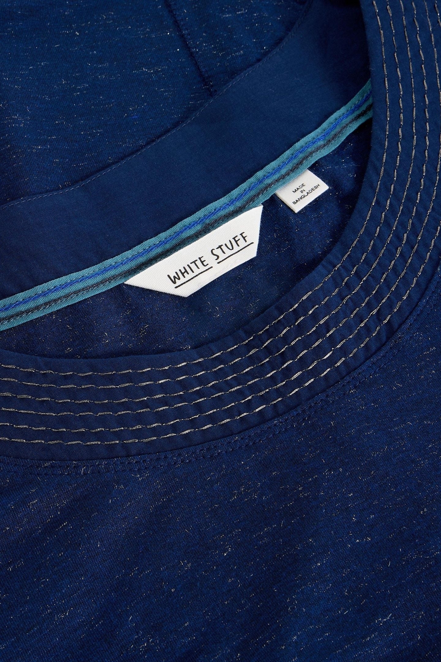 WEAVER LS SPARKLE TEE DARK NAVY 5