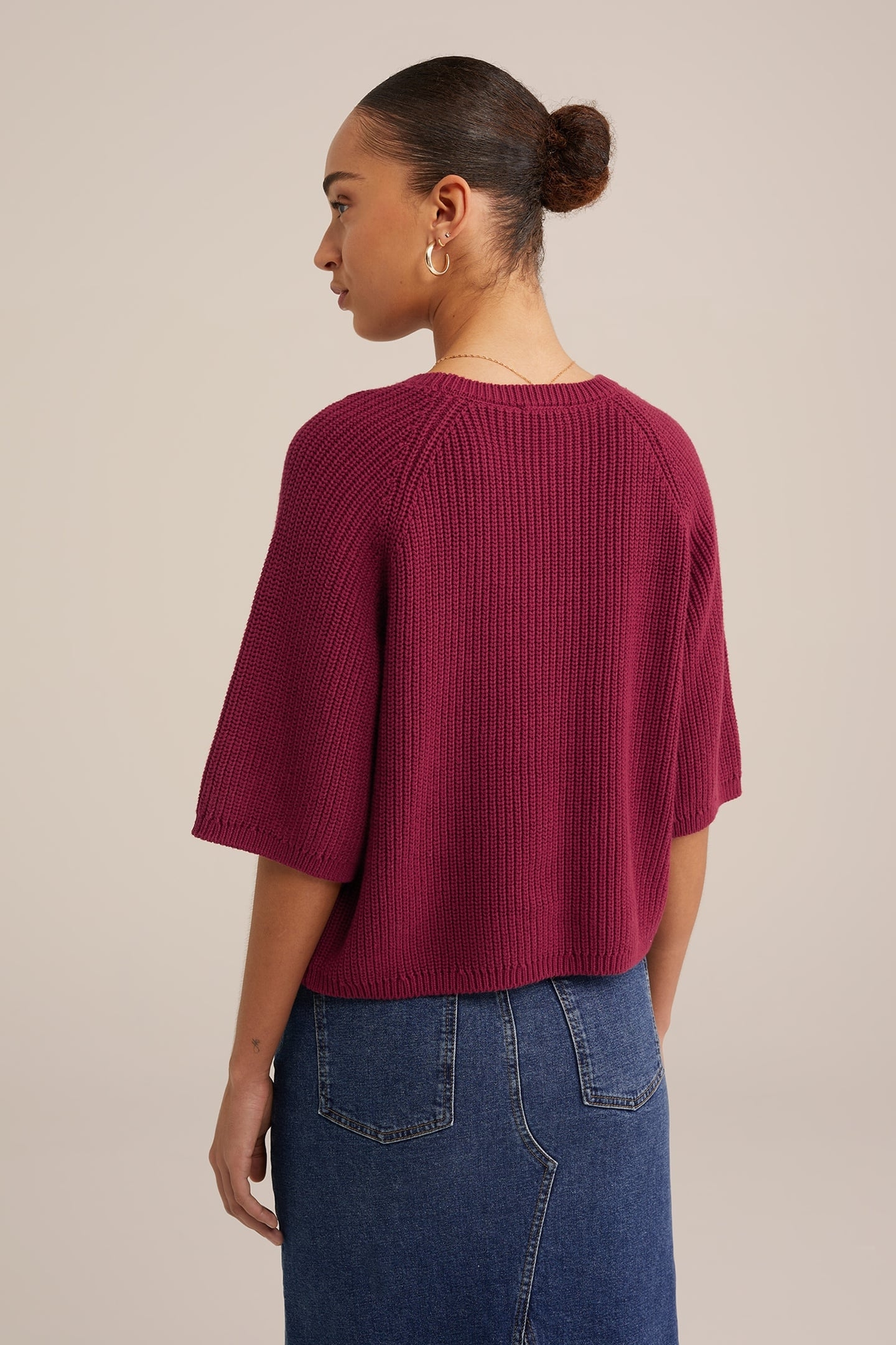 KNITTED PULLOVER VINTAGE RED 3