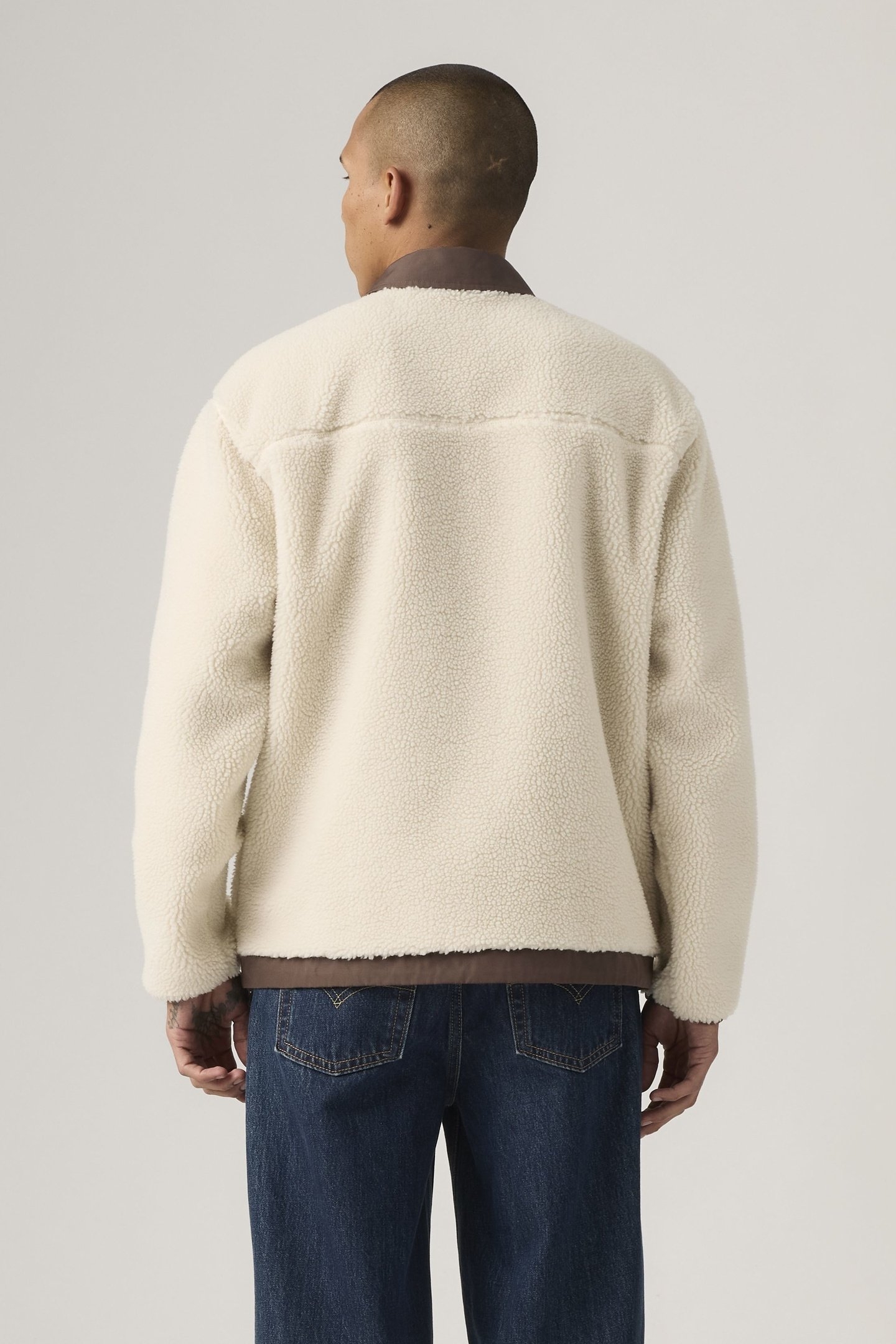 JOONIE SHERPA JACKET OATMEAL 3