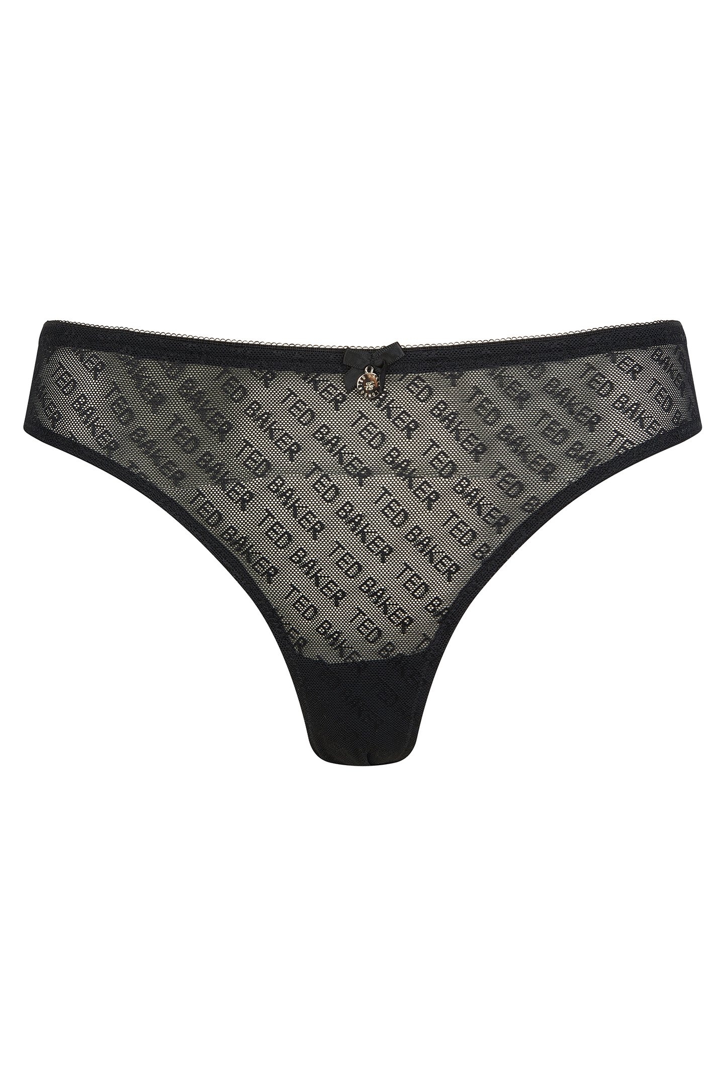 NELLY 3 PK LACE & MESH PRINT BRIEF JET BLACK/ICY PINK/ WHISP 2