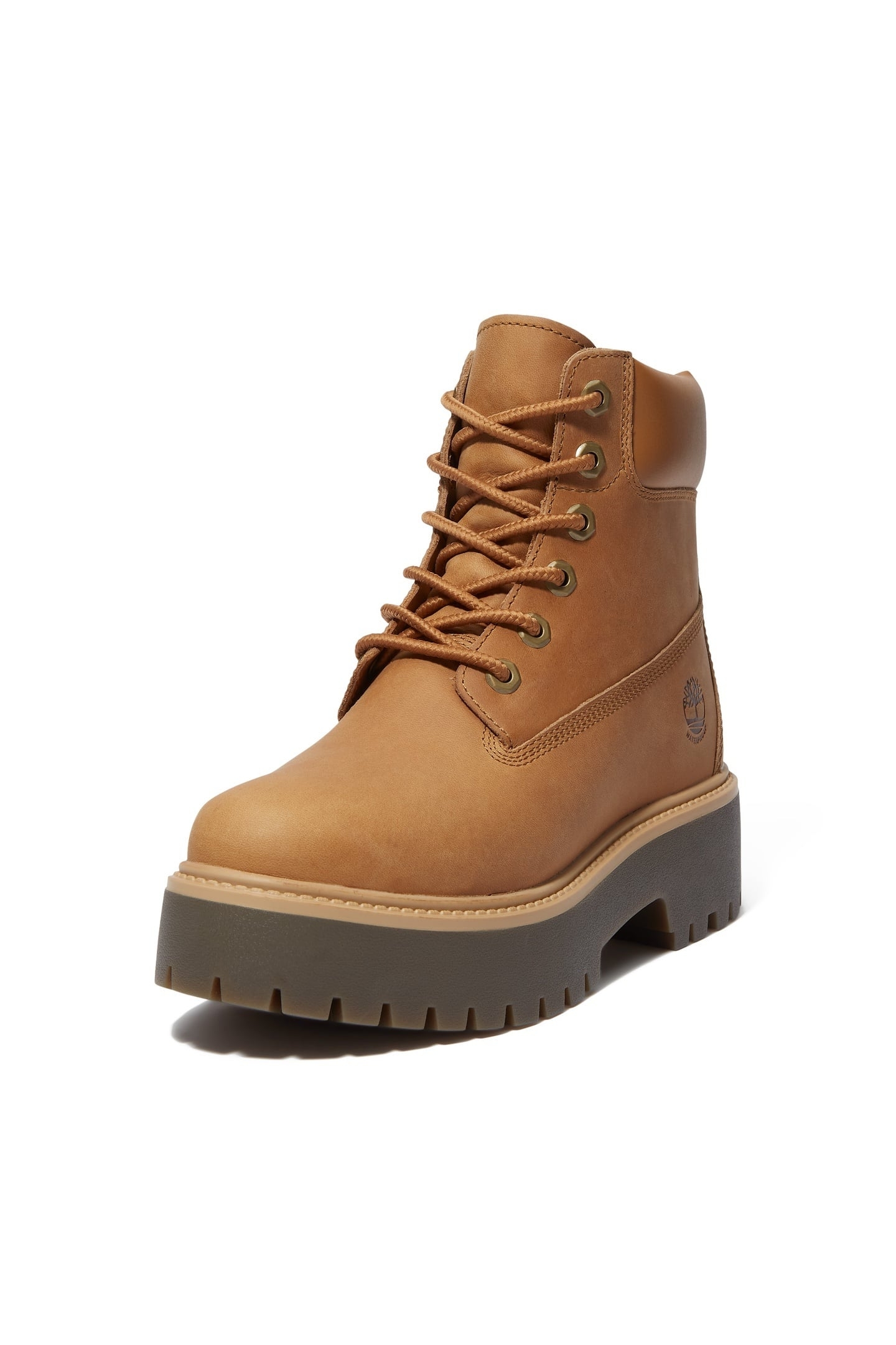 STONE STREET 6 INCH LACE UP WATERPROOF BOOT WHEAT FULL GRAIN 4