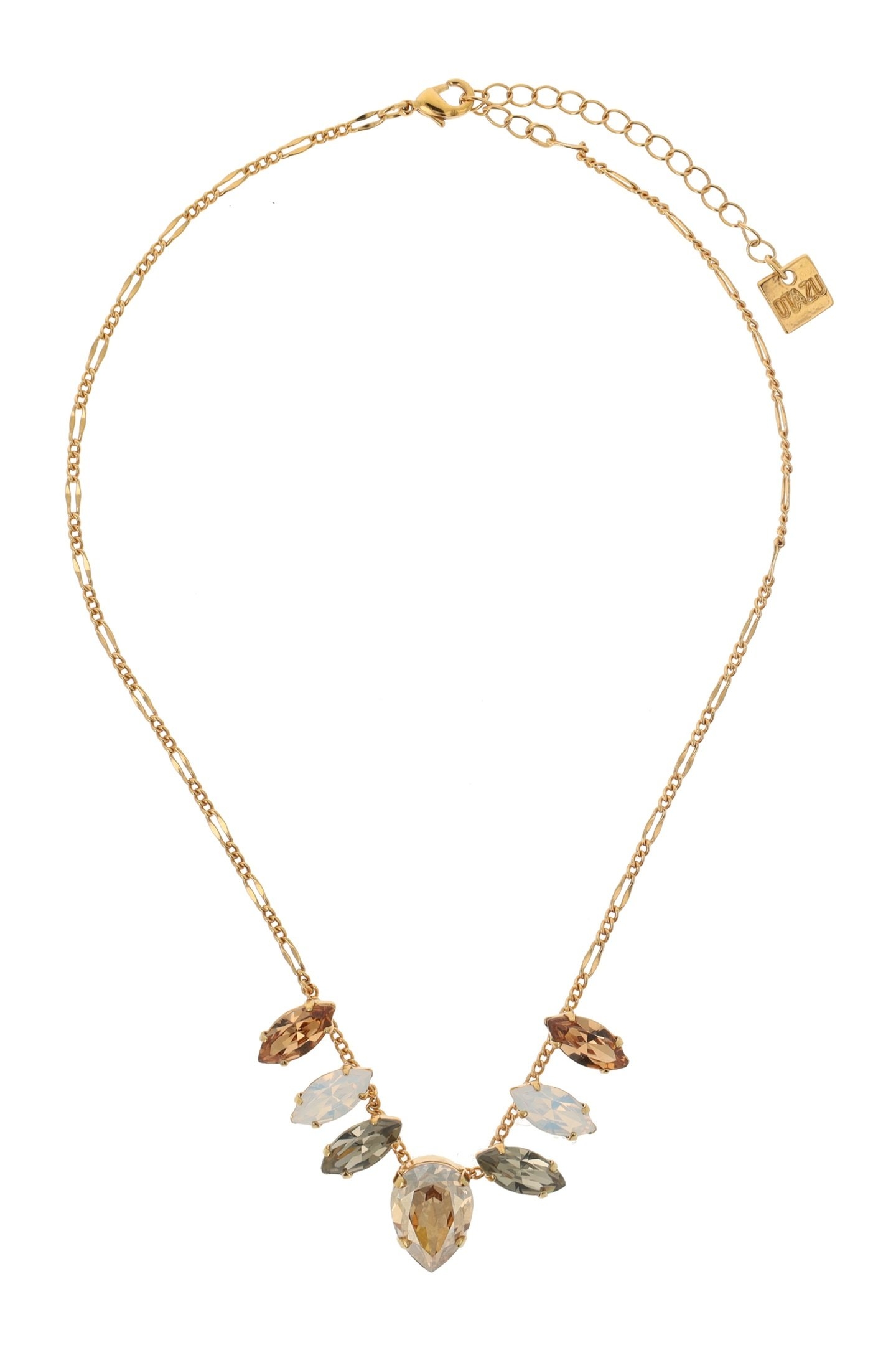 ASPEN GODDESS NECKLACE GOLD, WHITE, GREY 1