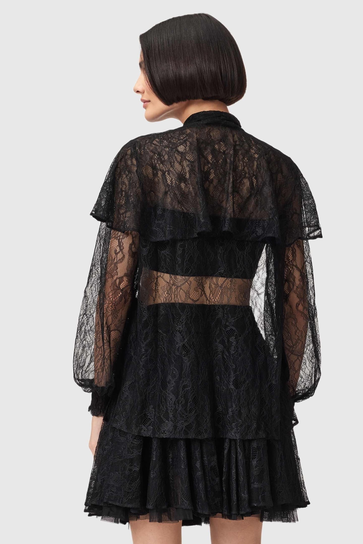 ATHENA LACE SHIRT BLACK 5