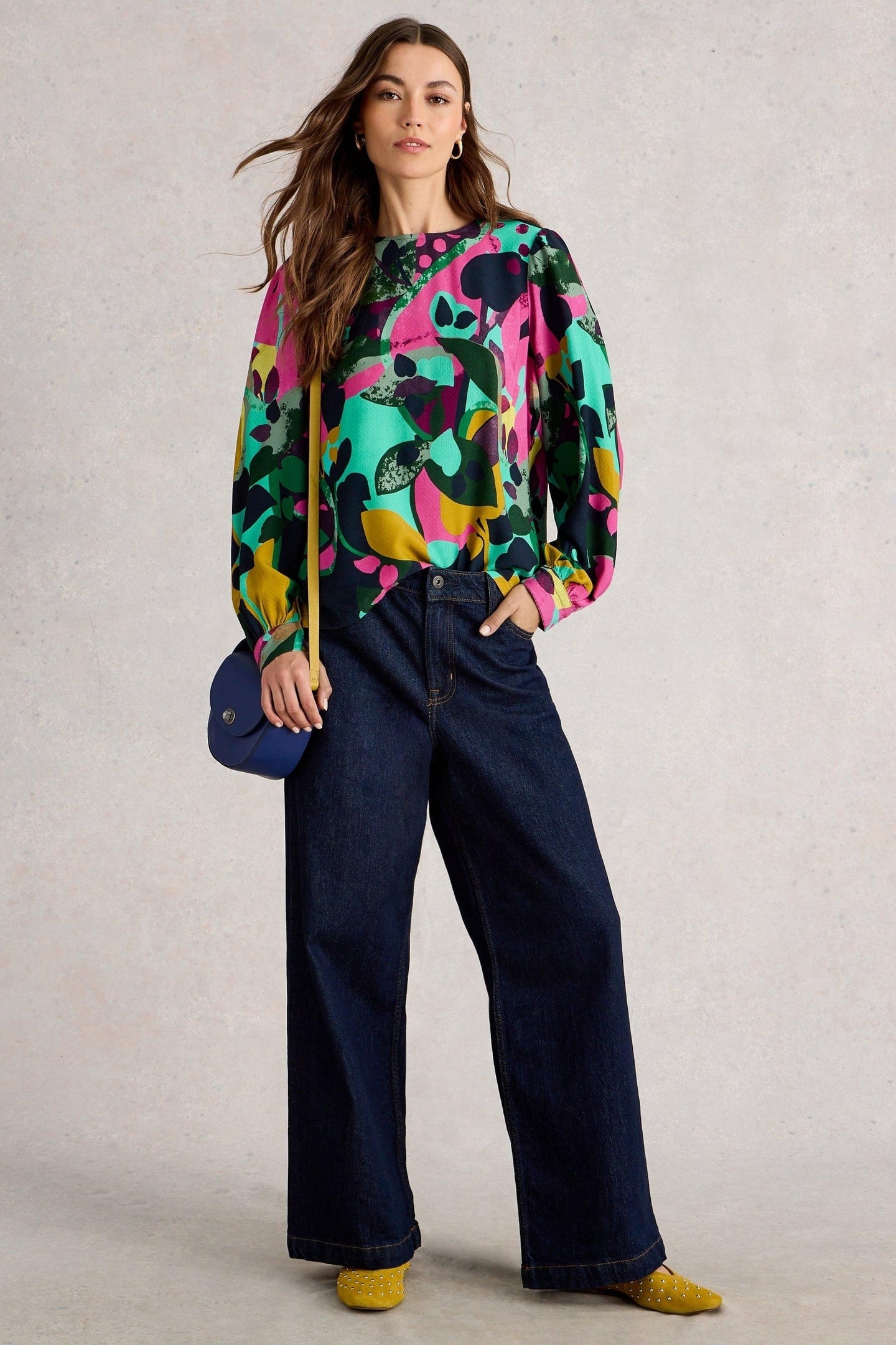 ULLA TOP PINK MULTI 1